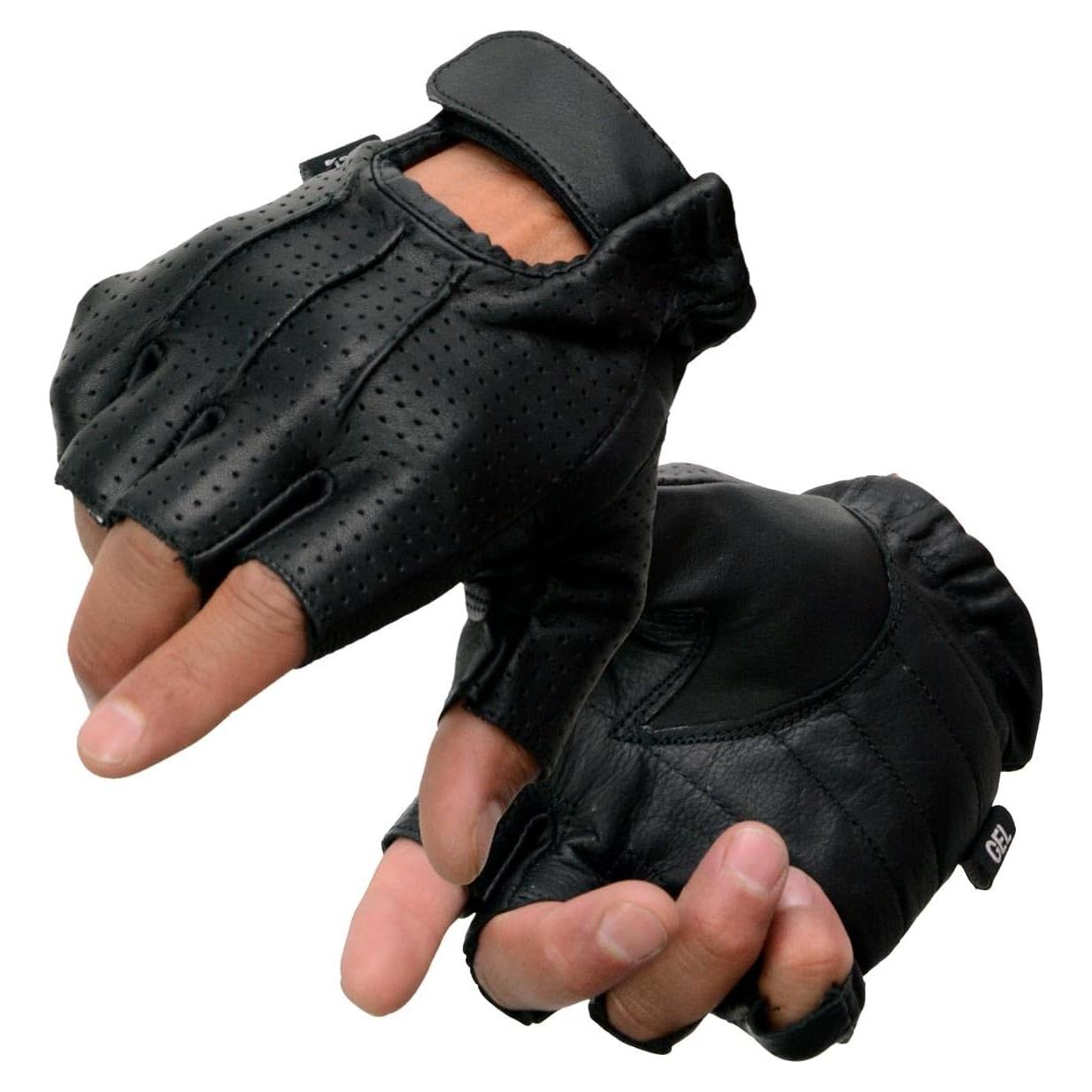 Guantes de Cuero sin Dedos Milwaukee SH357 para Hombre