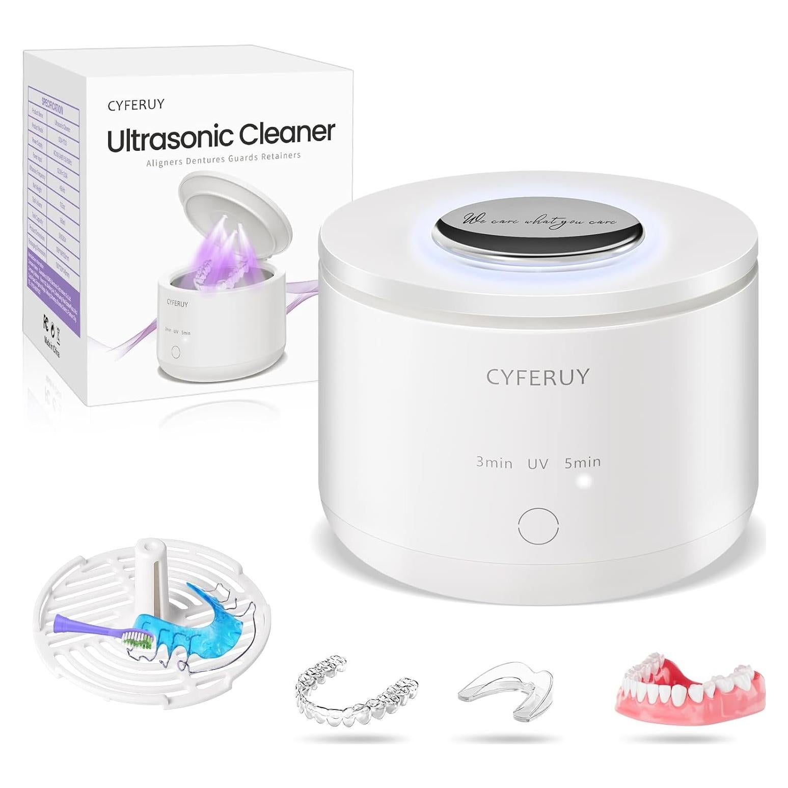 Limpiadora Ultrasonica de Retenedores CYFERUY 45kHz 160ML