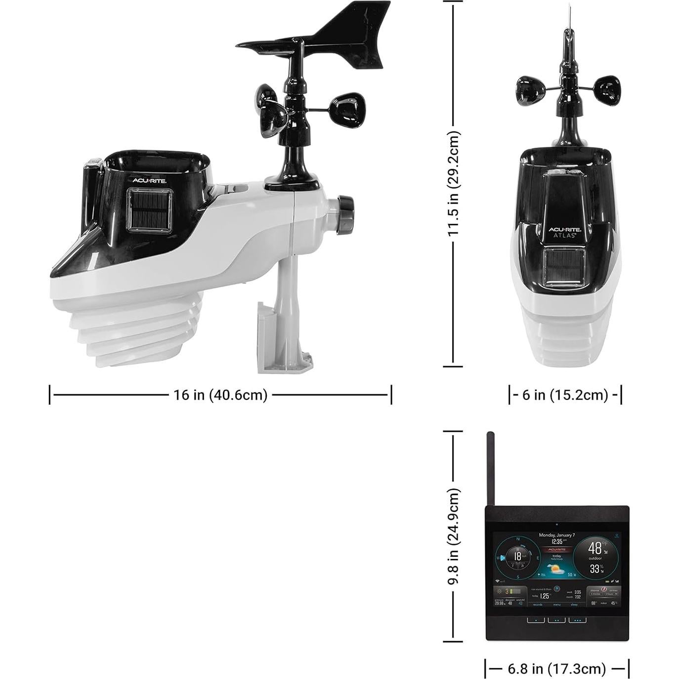 Estación Meteorológica AcuRite Atlas WiFi con Pantalla HD
