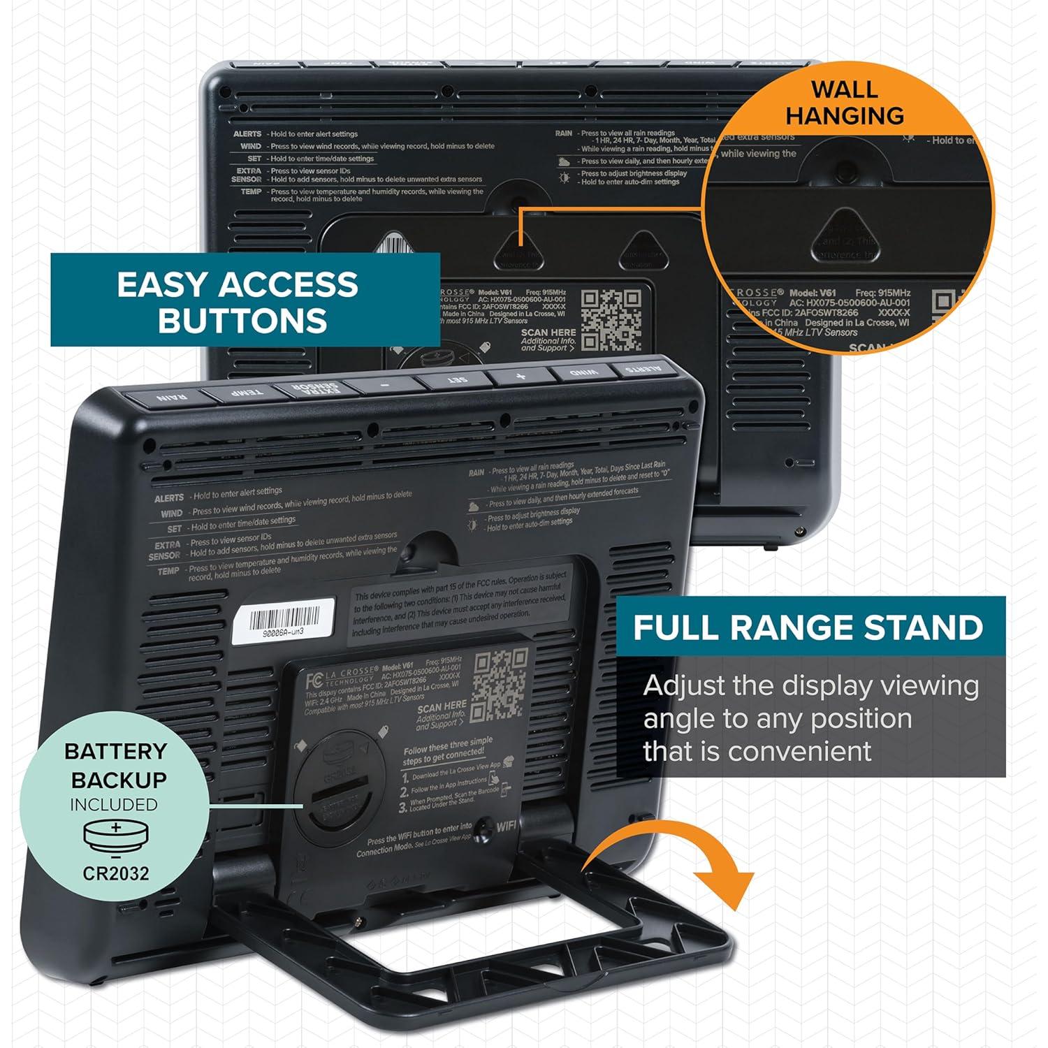 La Crosse Technology 328-69357-INT Wi-Fi Professional Weather Station