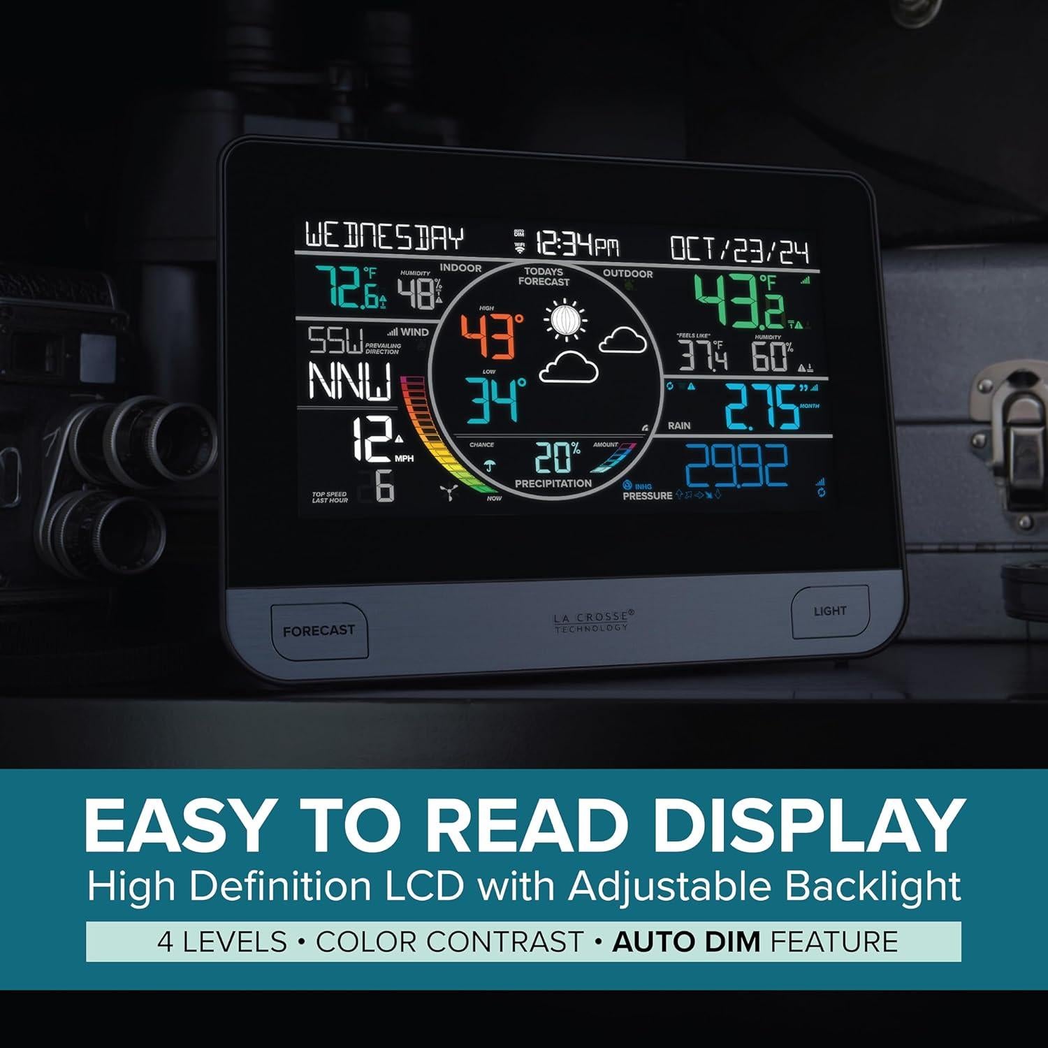 La Crosse Technology 328-69357-INT Wi-Fi Professional Weather Station