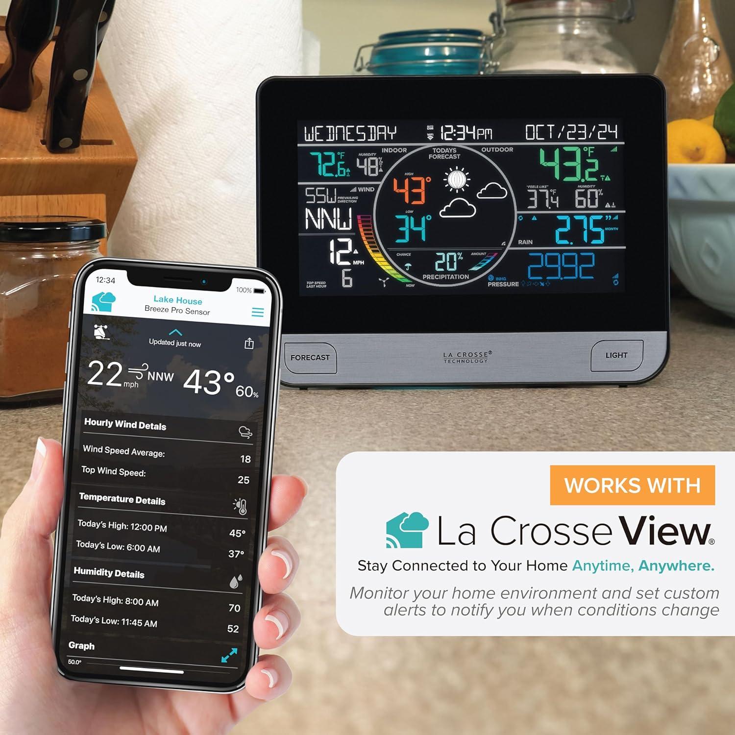 La Crosse Technology 328-69357-INT Wi-Fi Professional Weather Station