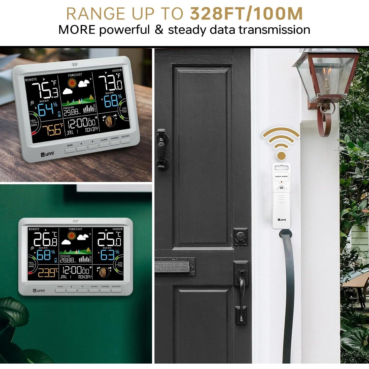 Estación Meteorológica Inalámbrica U UNNI UN0512 Gris