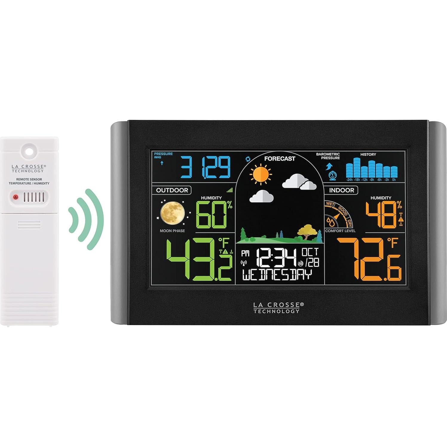 Estación Meteorológica Inalámbrica La Crosse S77925-INT Color