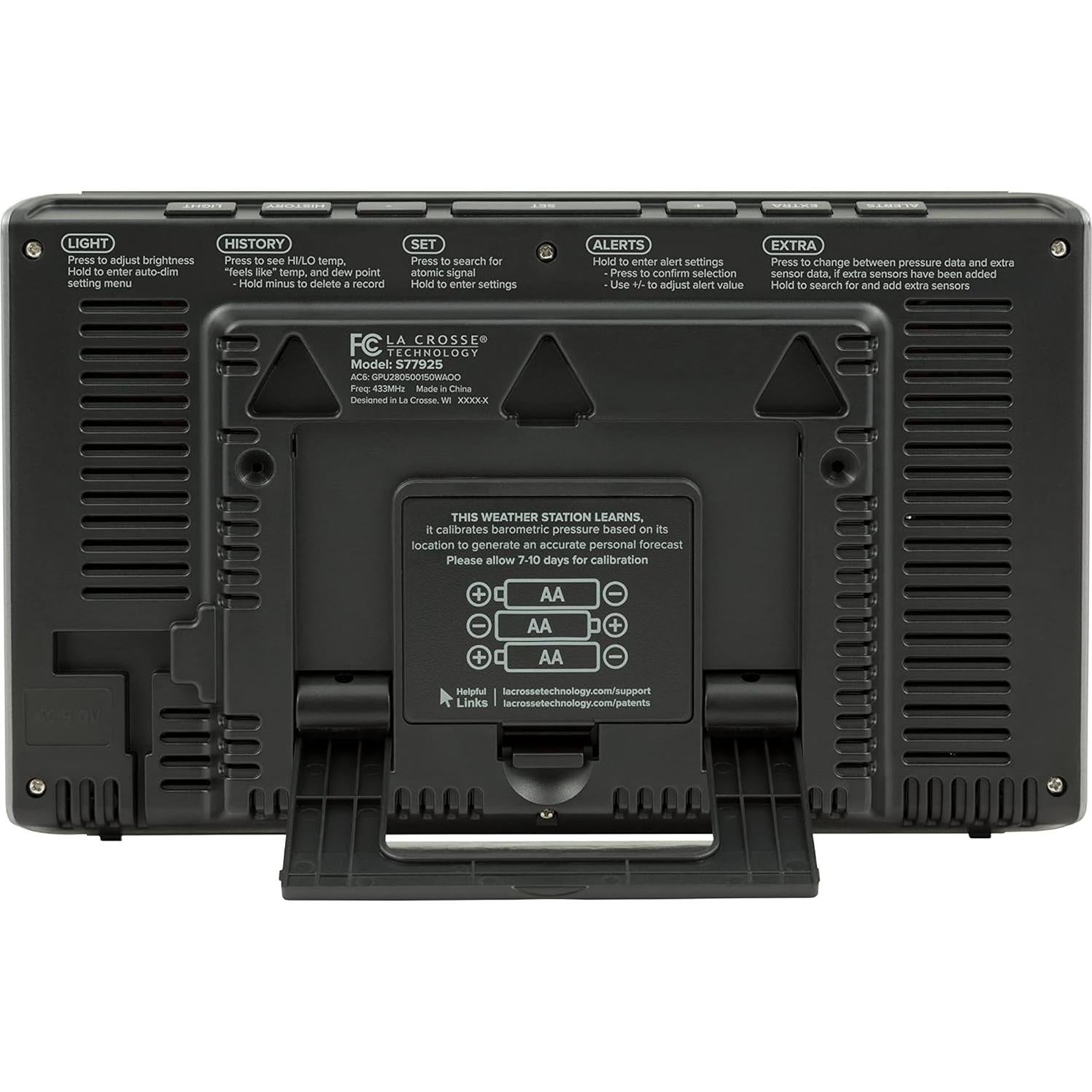 Estación Meteorológica Inalámbrica La Crosse S77925-INT Color