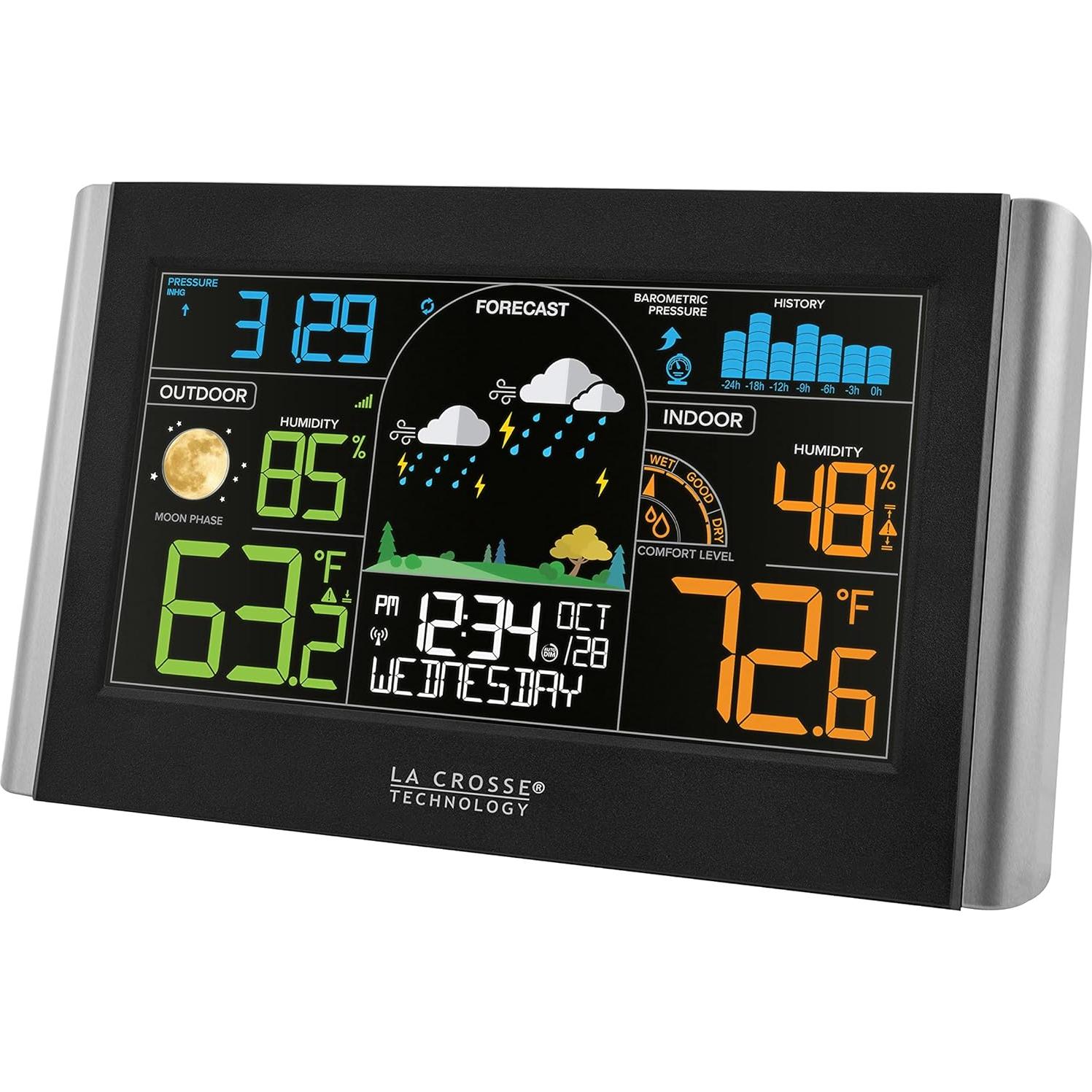 Estación Meteorológica Inalámbrica La Crosse S77925-INT Color