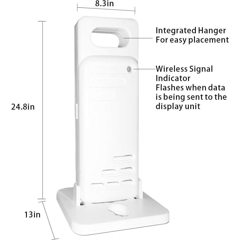 Termómetro Higrómetro Digital Inalámbrico MONYEES T1 60m