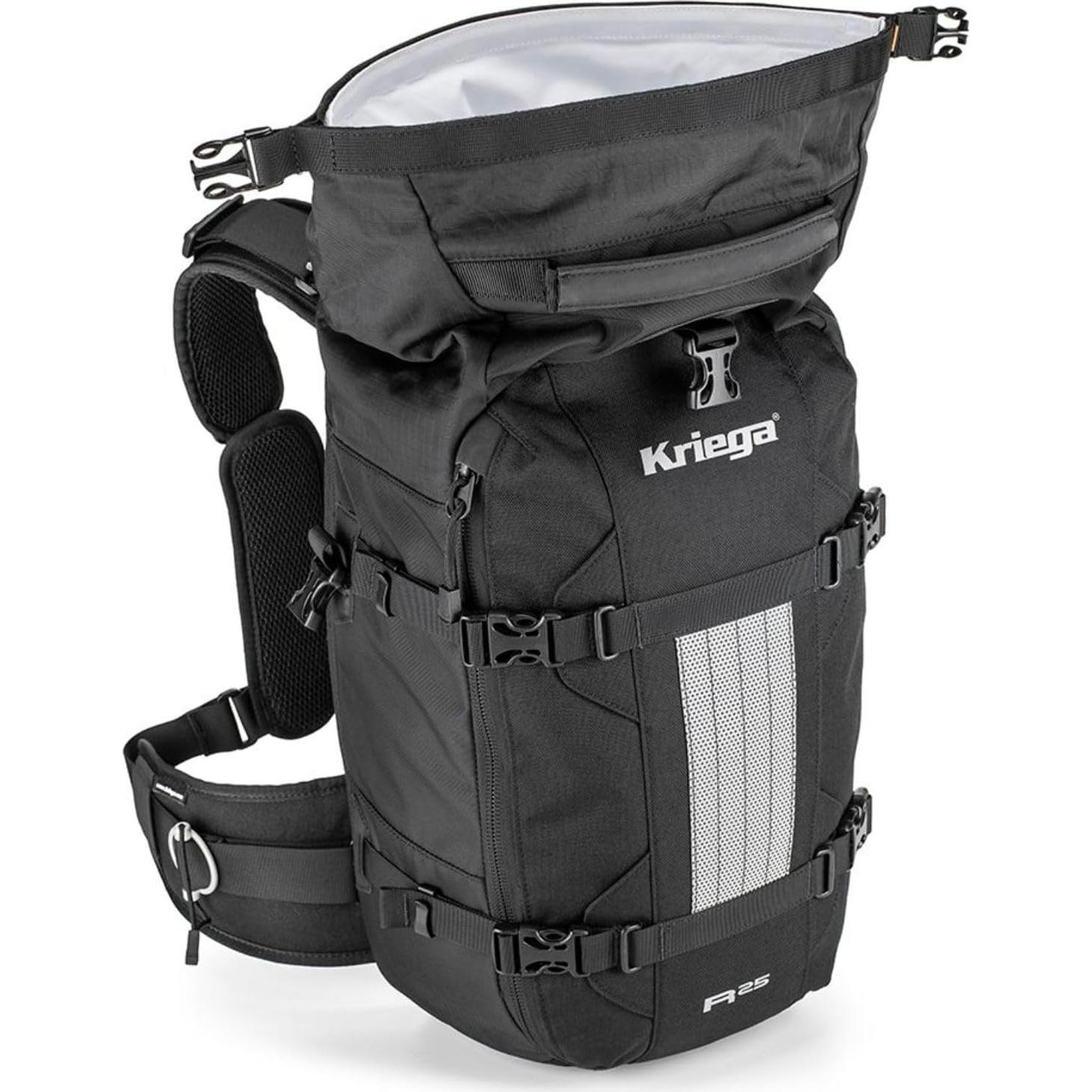 Mochila impermeable Kriega R25 V2 25L para motociclistas