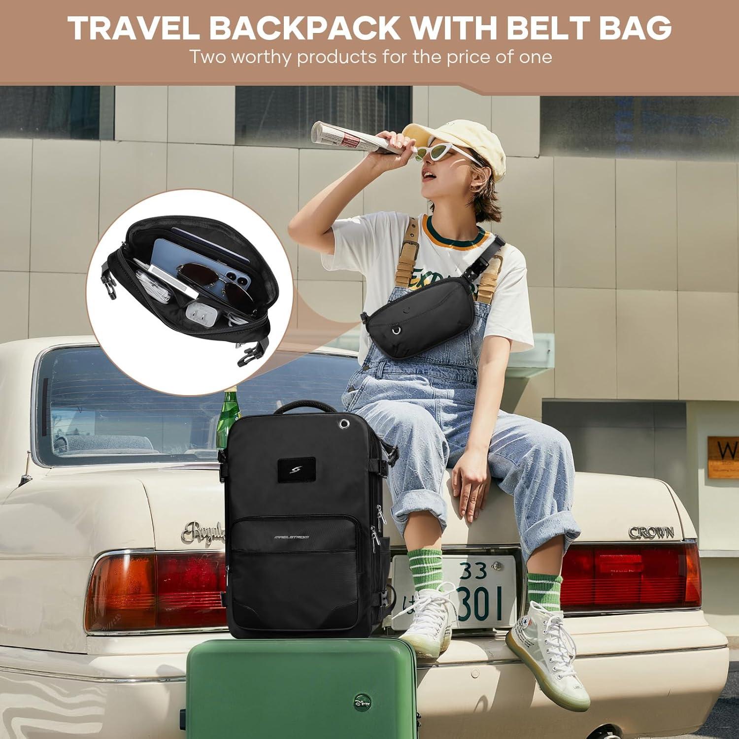 Mochila de Viaje Maelstrom 35L Impermeable para Laptop 17"