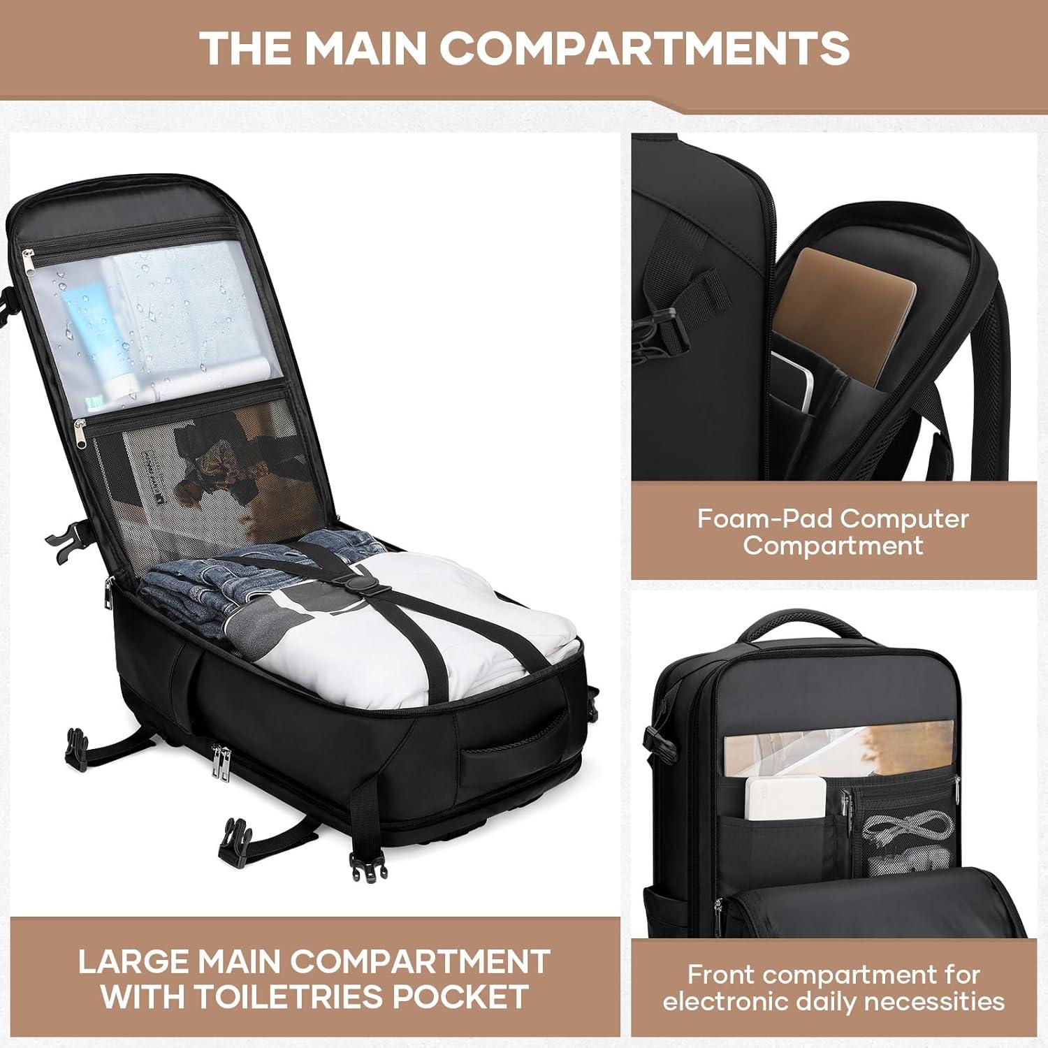 Mochila de Viaje Maelstrom 35L Impermeable para Laptop 17"