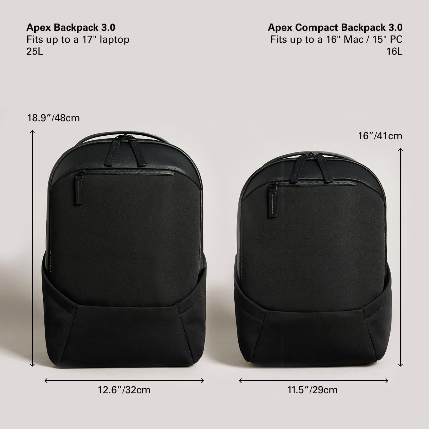 Mochila Troubadour Apex 3.0 - 25L para Laptop - Negra
