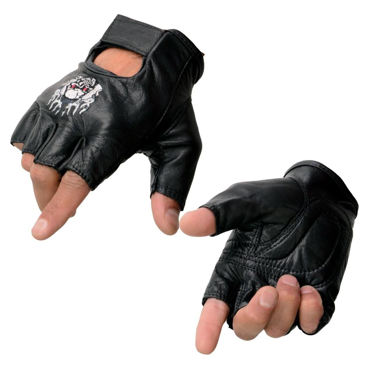 Guantes de Cuero sin Dedos Milwaukee SH351 para Hombre
