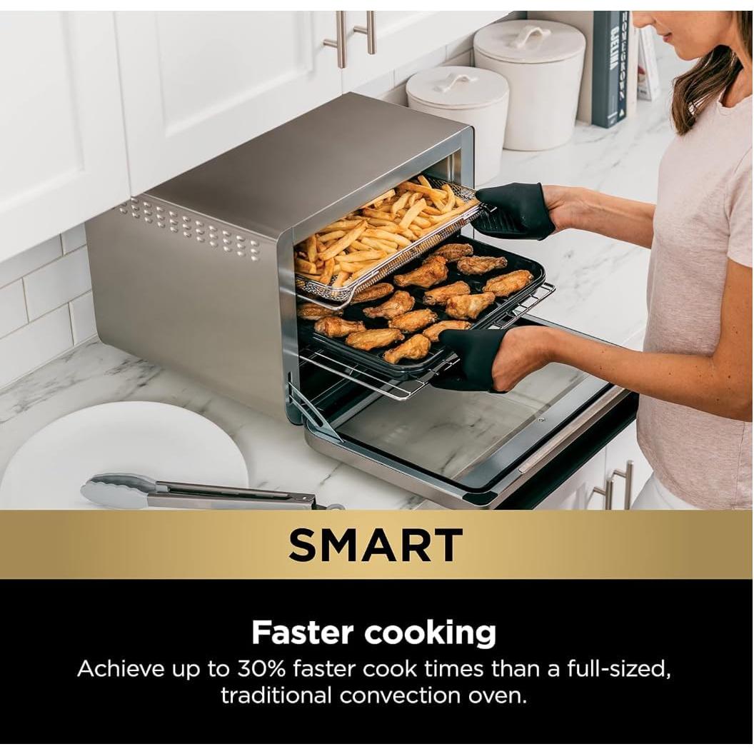 Horno de Aire Ninja Foodi XL 10 en 1 Acero Inoxidable DT255CO