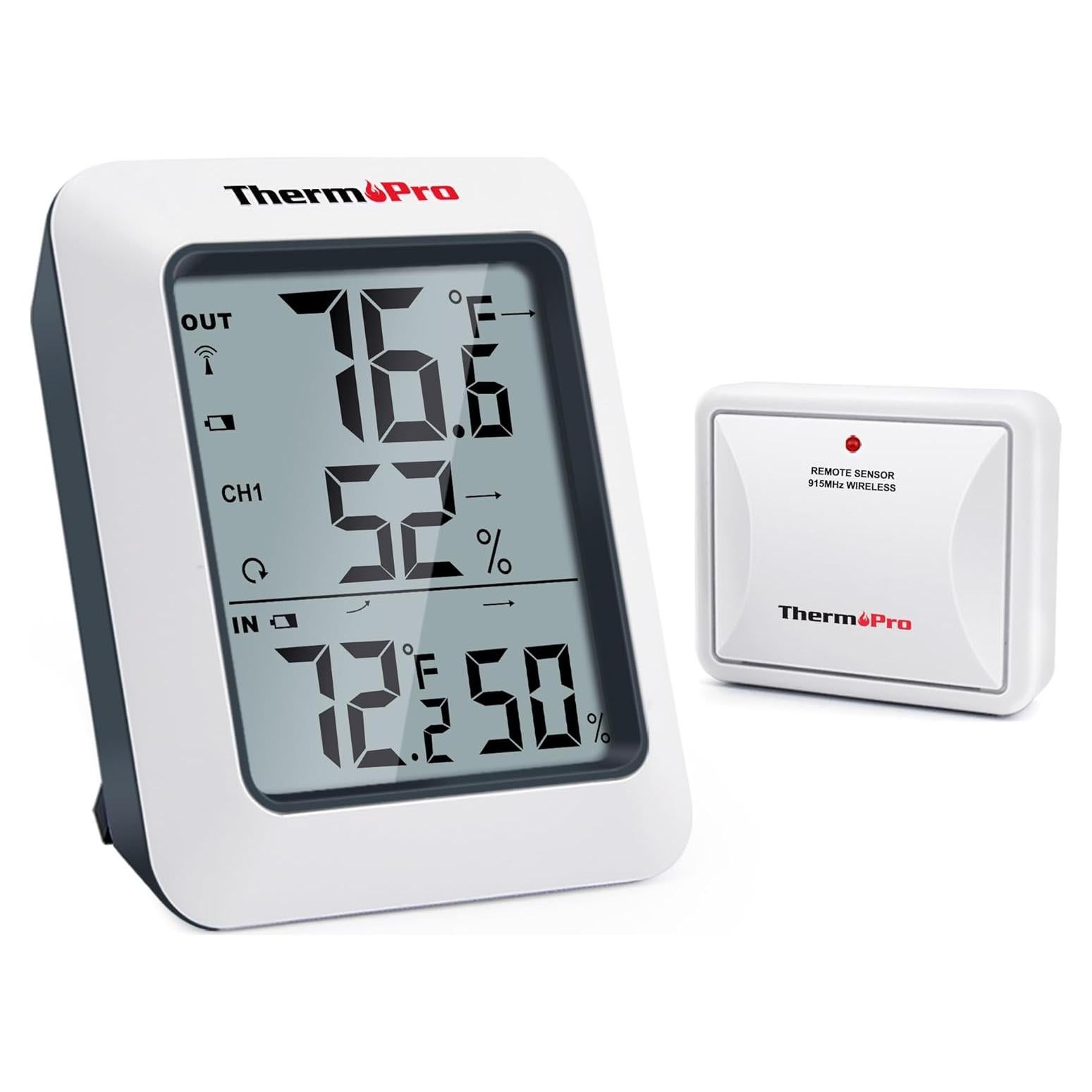 Termómetro Digital ThermoPro TP-60 Inalámbrico Interior Exterior