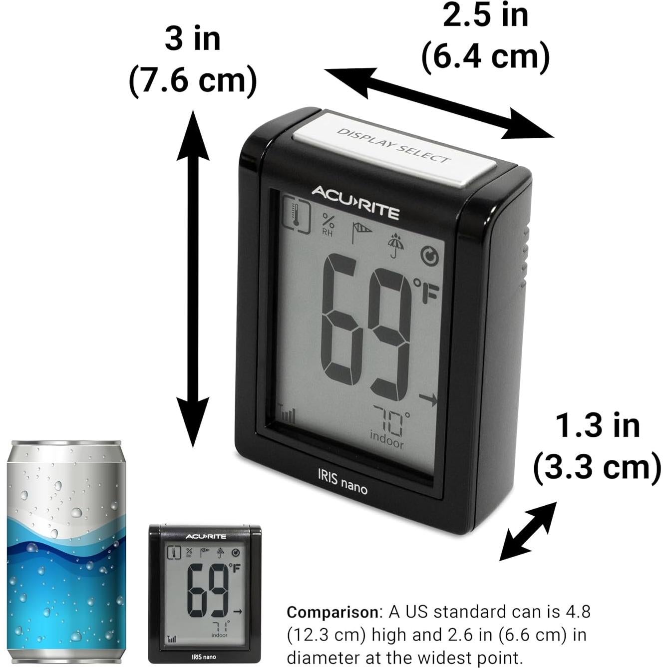Pantalla Inalámbrica AcuRite Nano para Estación Meteorológica