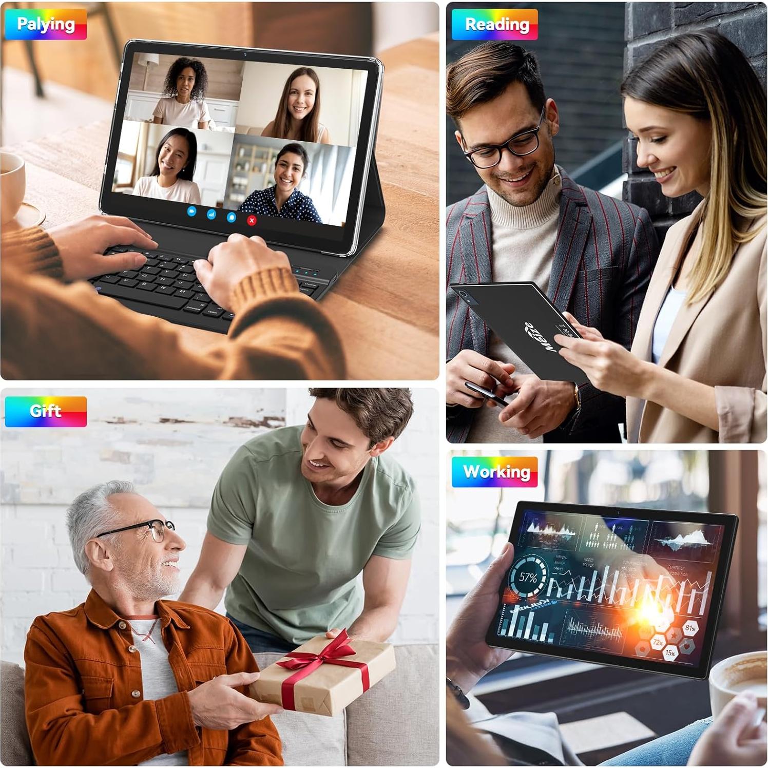 Tableta MEIZE D115 Android 13 128GB 8GB RAM 10.1" 21MP