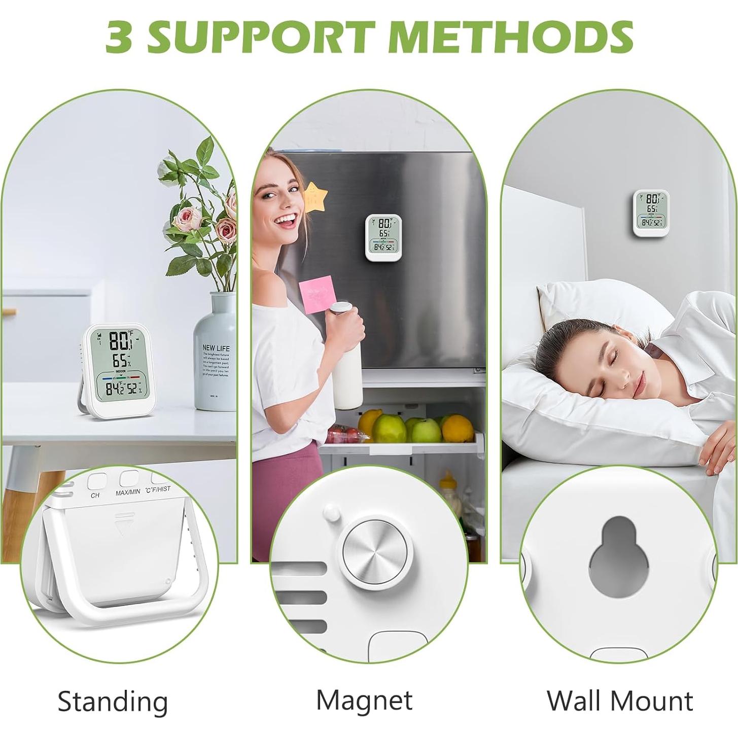 Termómetro Digital Interior Exterior KeeKit con Sensor Inalámbrico