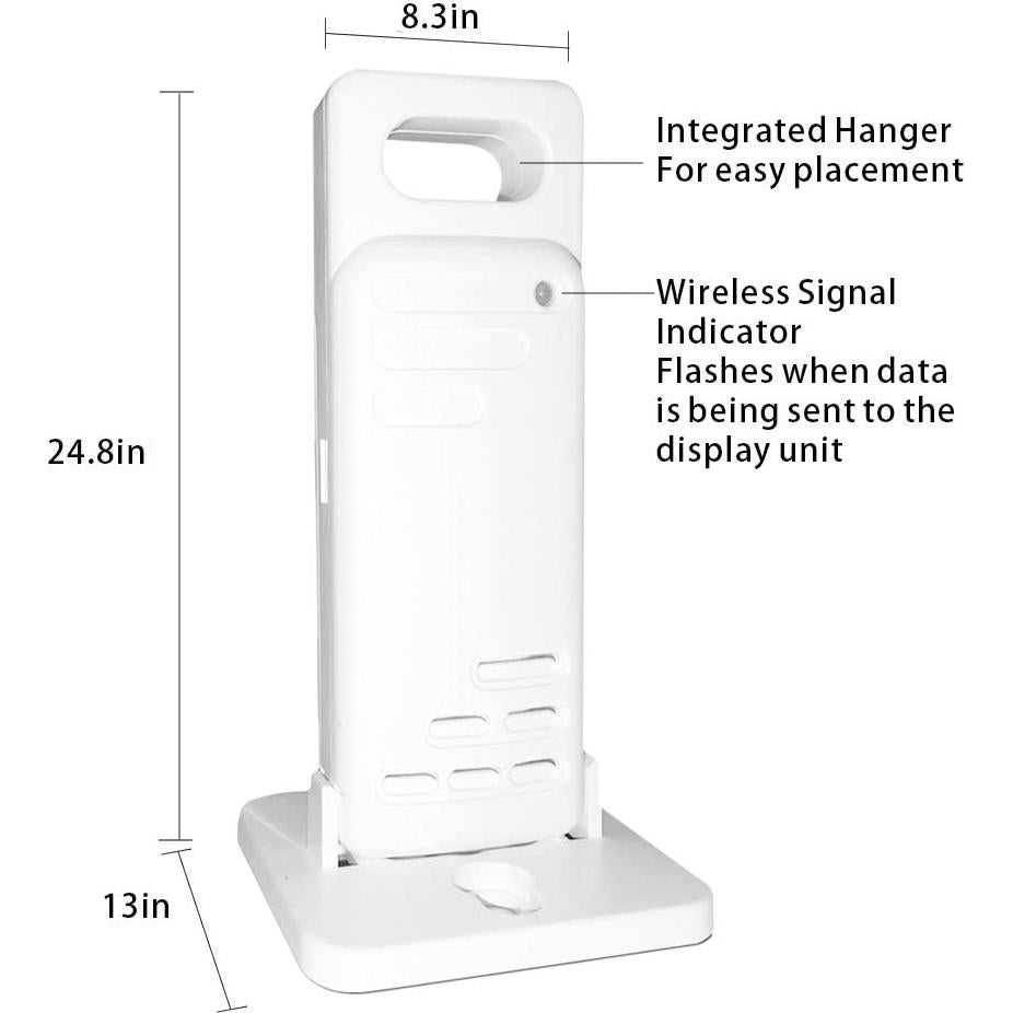Termómetro Inalámbrico Interior Exterior MONYEES T2 con Humedad