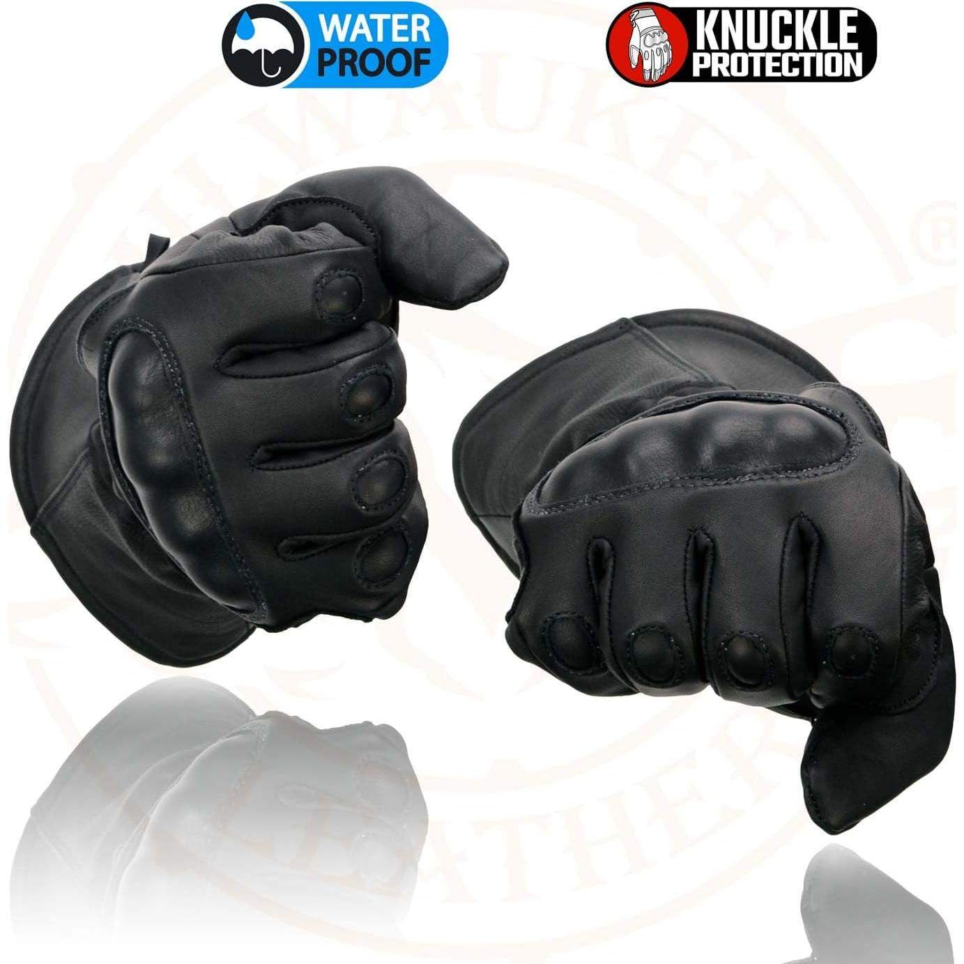 Guantes de cuero impermeables Milwaukee SH815 para hombres