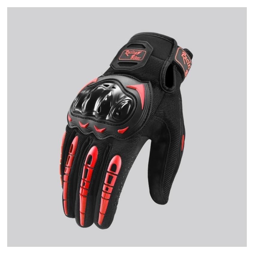 Guantes de Motocicleta HOTNOTE MH - Táctiles y Duros, Negro