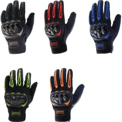 Guantes de Motocicleta HOTNOTE MH - Táctiles y Duros, Negro