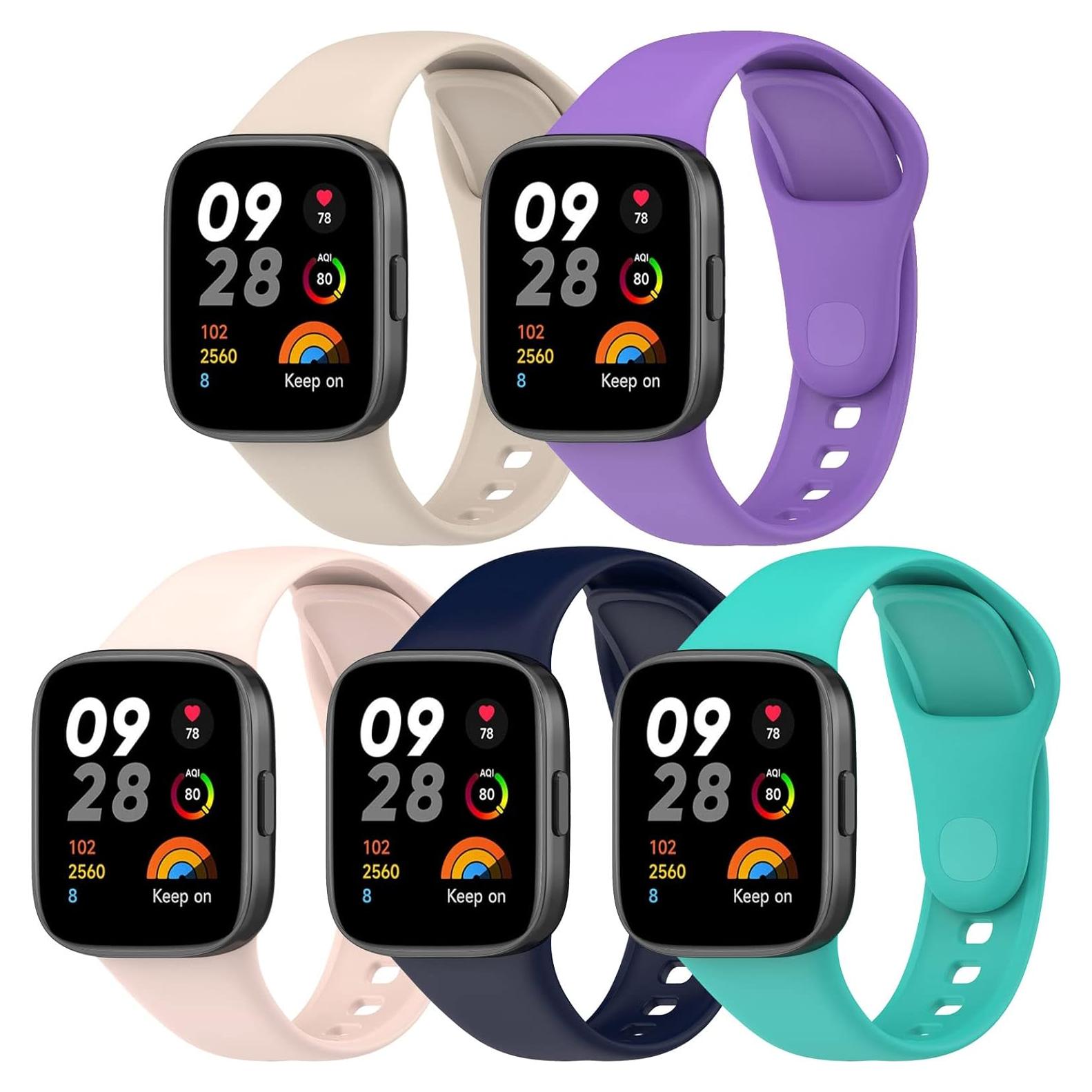 Correa de Silicona FitTurn 5 Colores para Xiaomi Mi Watch
