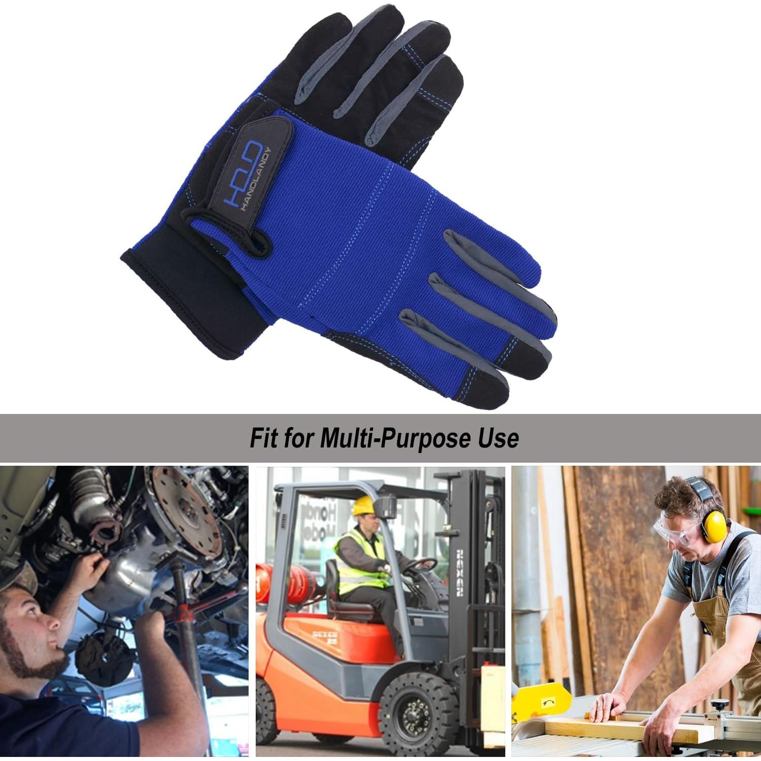 Guantes de Trabajo HANDLANDY Táctiles Unisex Flexibles