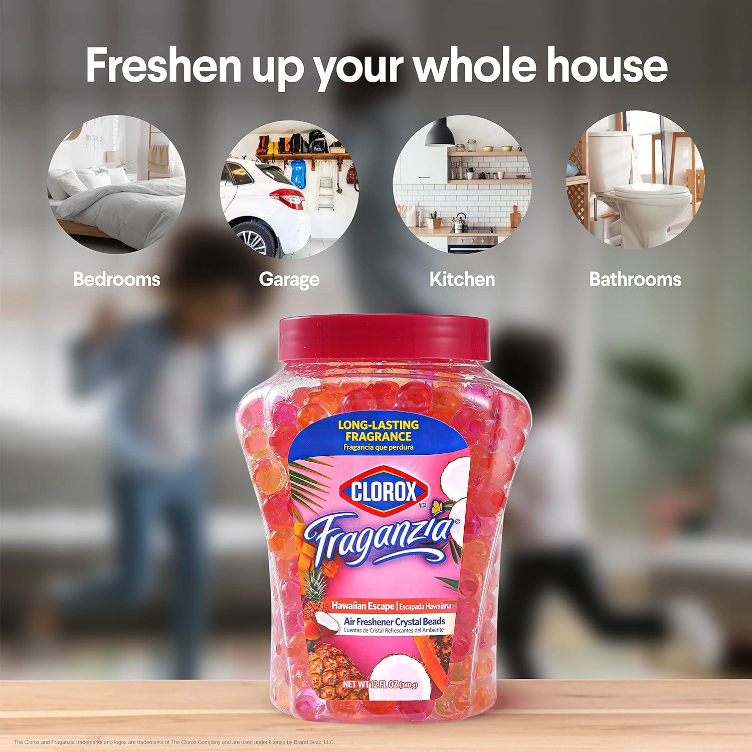 Perlas Ambientadoras Clorox Fraganzia Escape Hawaiana 340g