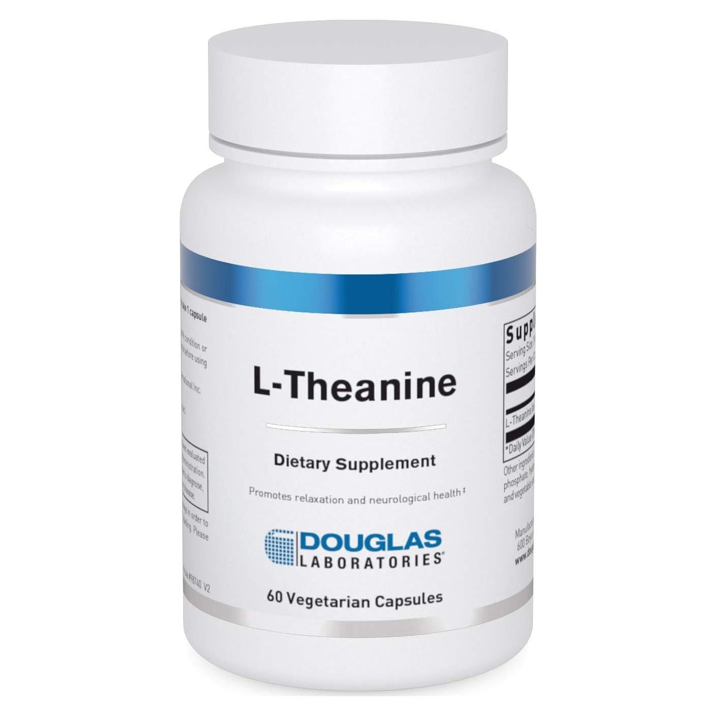 L-Theanine Douglas Laboratories 100 mg 60 Cápsulas Vegetarianas
