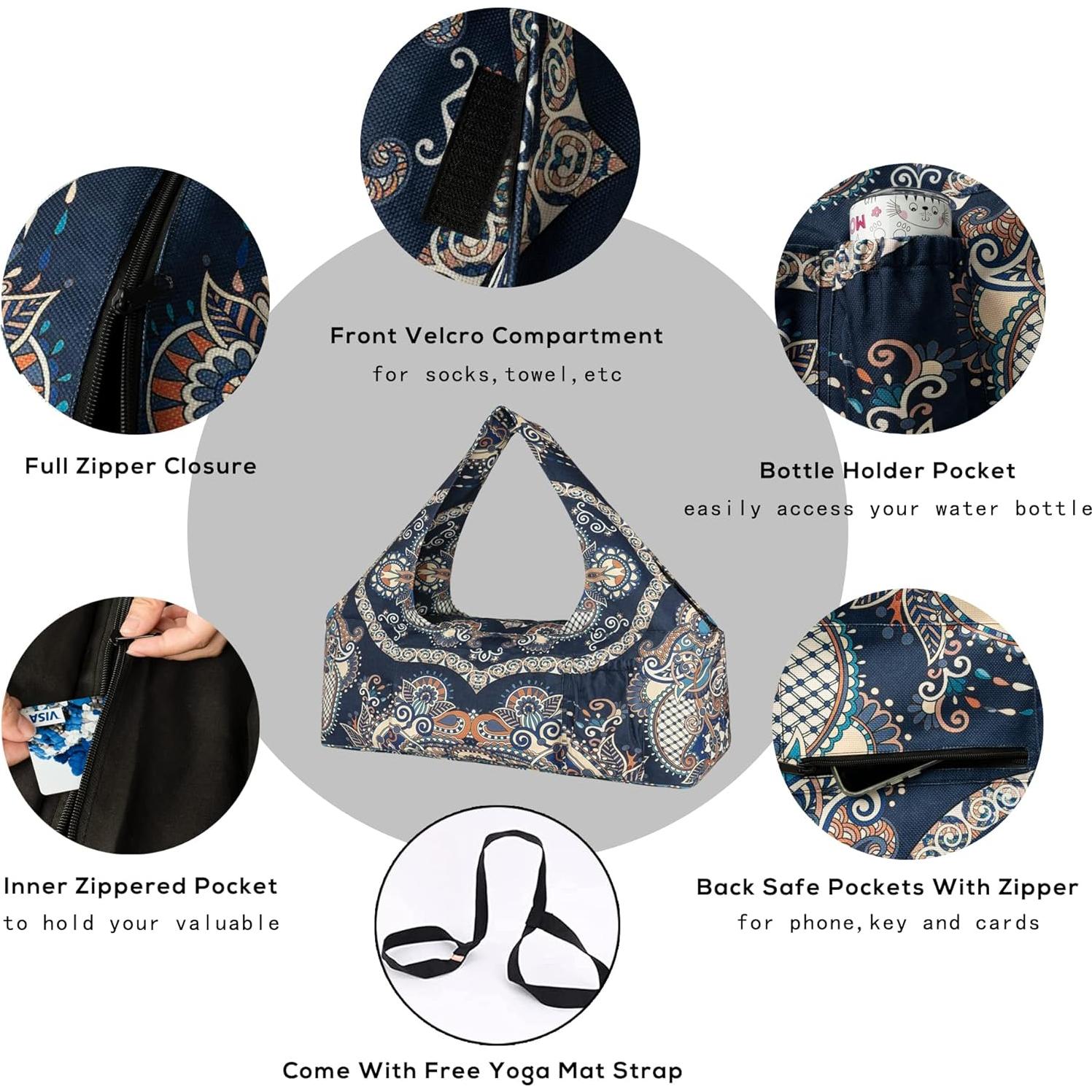 Bolsa de Yoga BagYG Grande con Correa y Multi-bolsillos