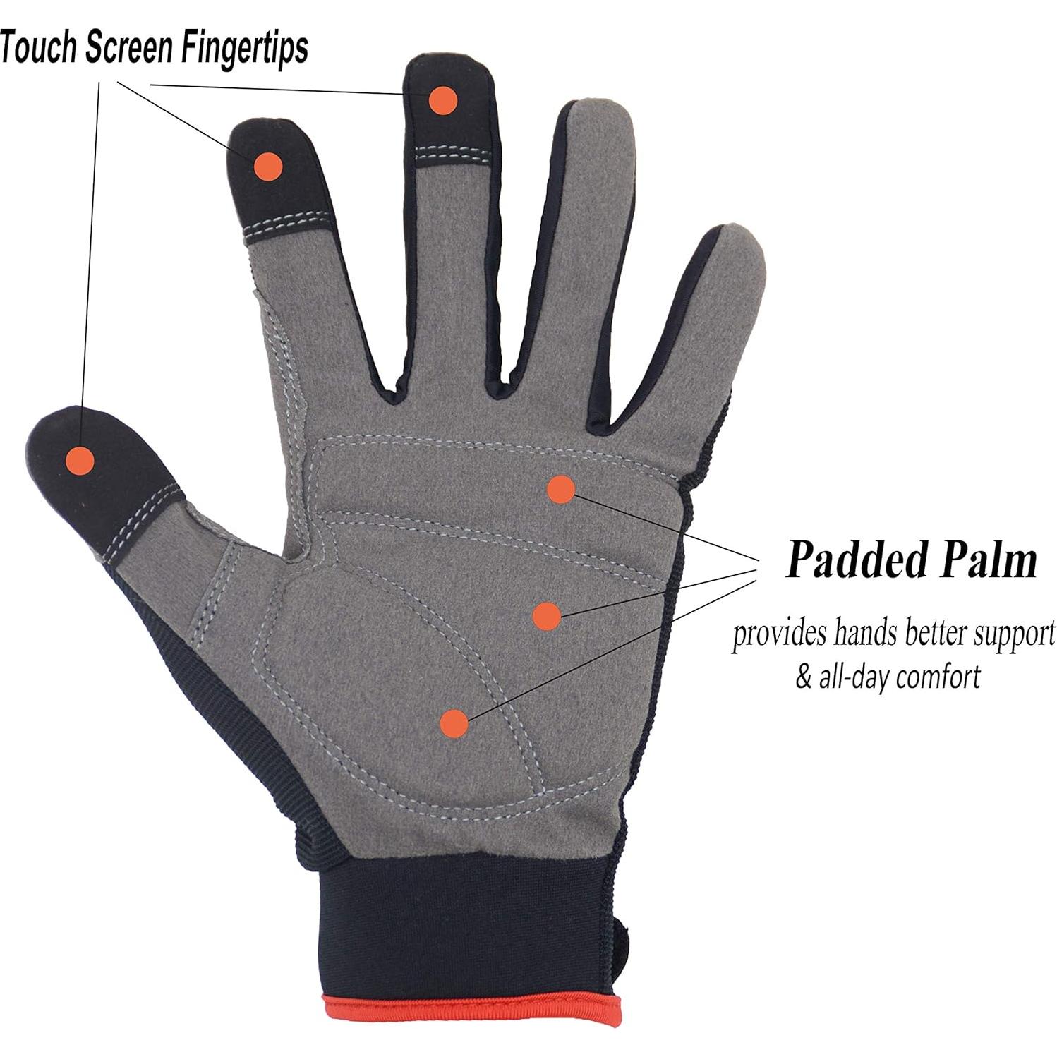 Guantes de Trabajo HANDLANDY Táctiles para Jardinería