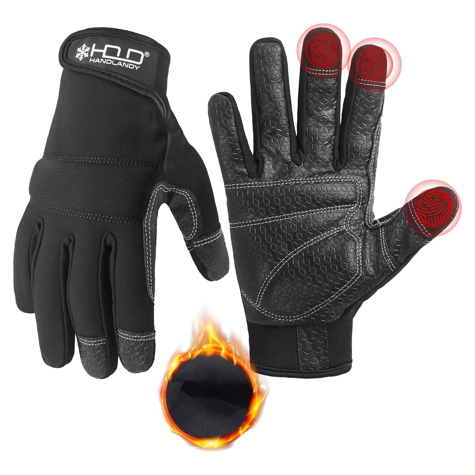 Guantes de Trabajo HANDLANDY Unisex Táctiles y Flexibles