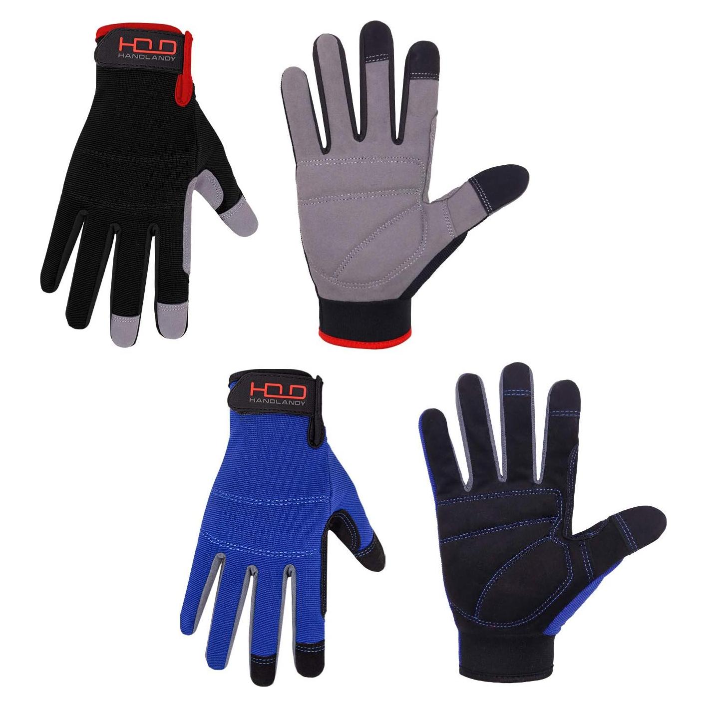 Guantes de Trabajo HANDLANDY Unisex Táctiles y Flexibles
