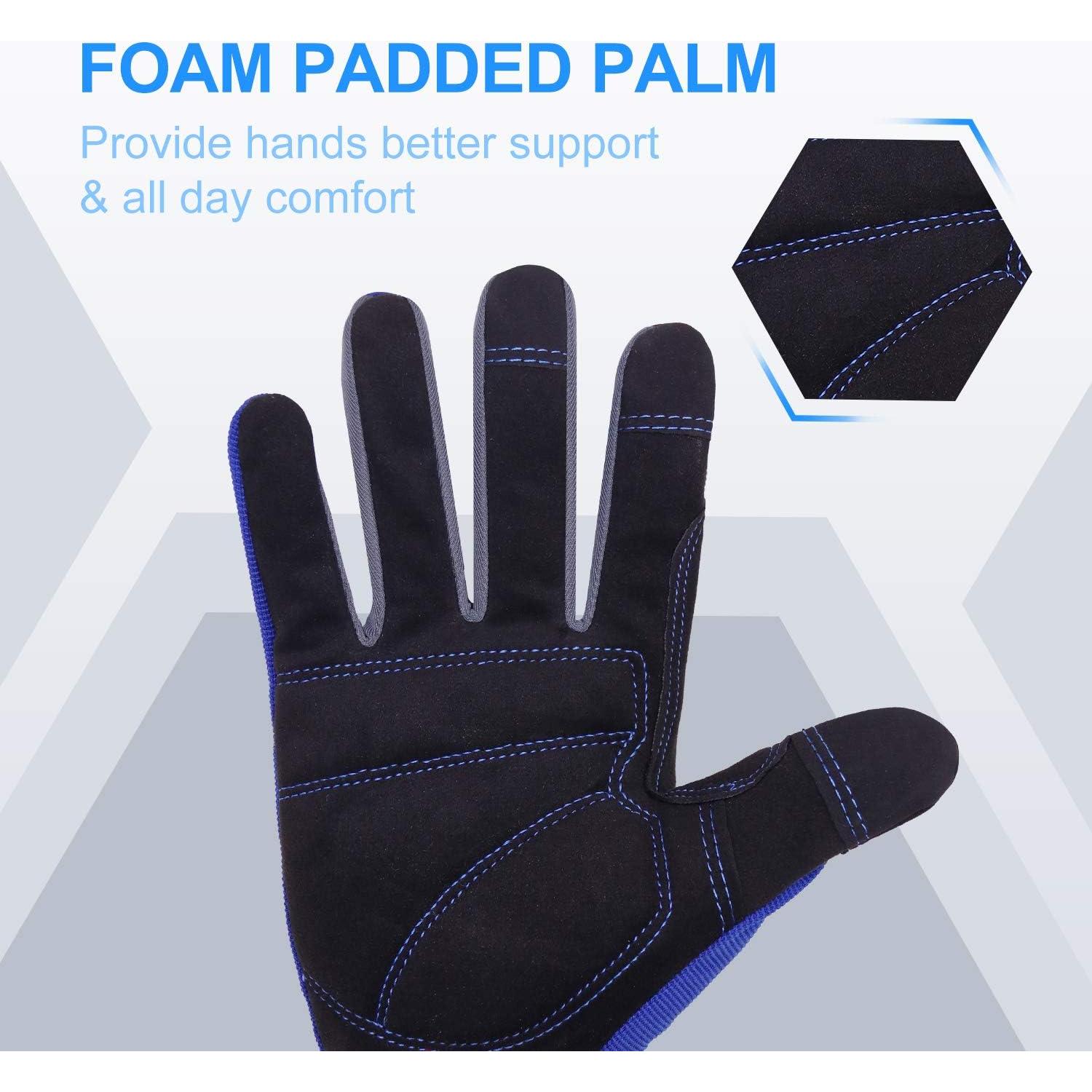 Guantes de Trabajo HANDLANDY Unisex Táctiles y Flexibles