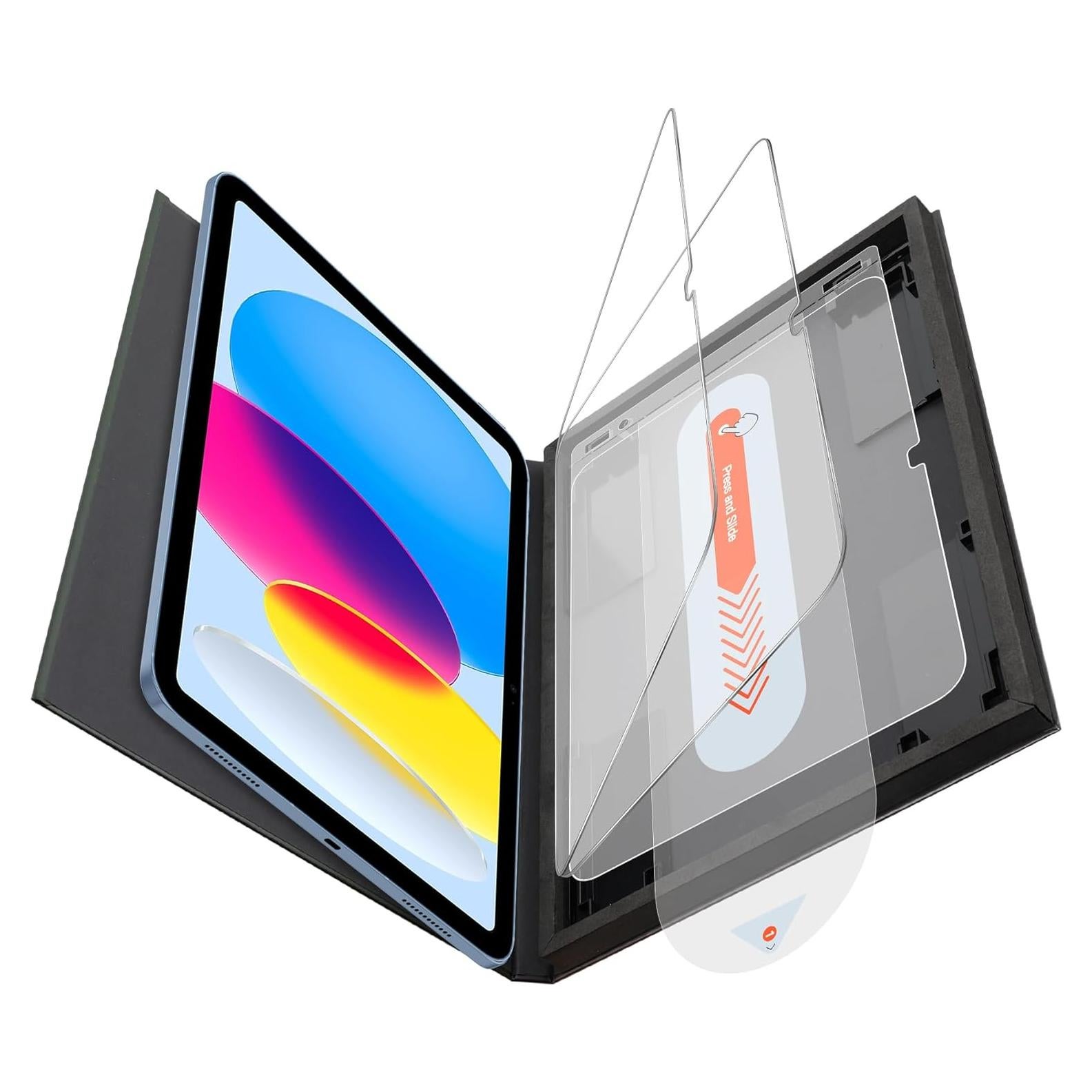 Protector de Pantalla OMOTON para iPad A16 y 10ª Gen, Vidrio Templado