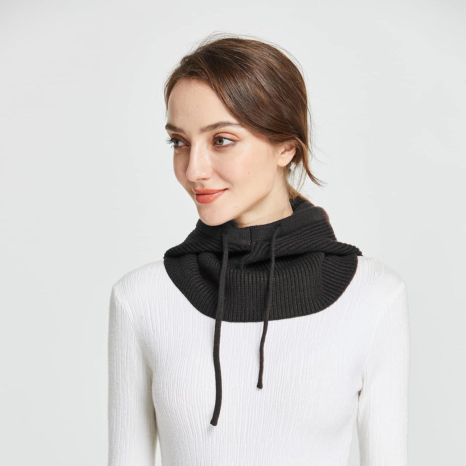 Gorro de Invierno Facecozy para Mujeres - Bufanda con Capucha