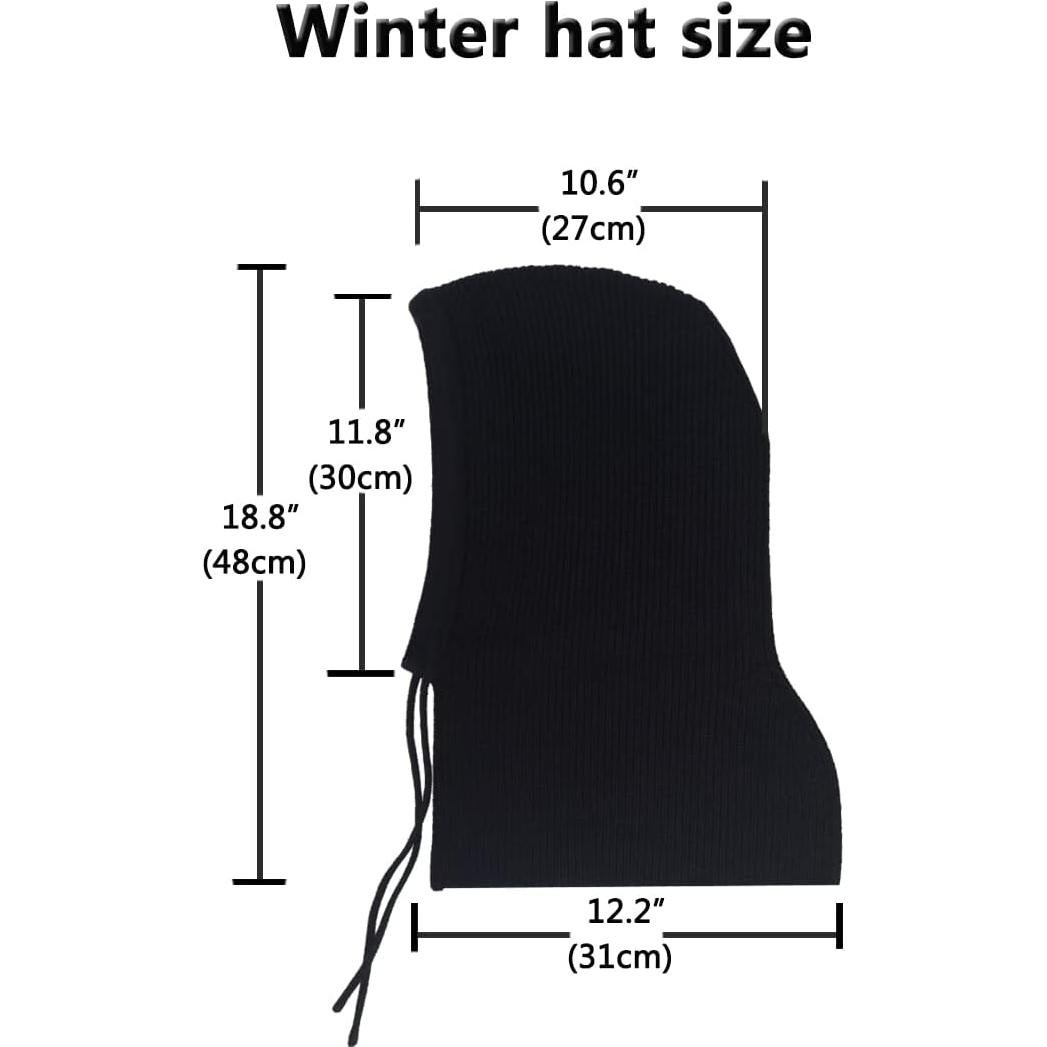 Gorro de Invierno Facecozy para Mujeres - Bufanda con Capucha
