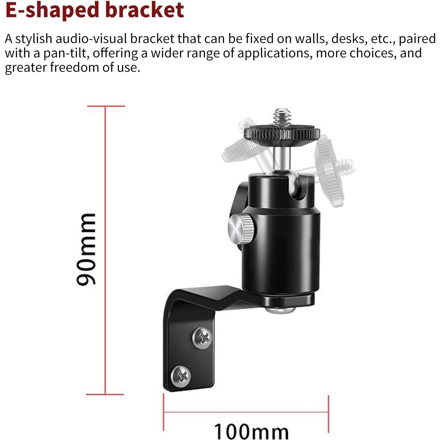 Soporte de Pared Ajustable RAYWOWO para Cámara y Altavoz