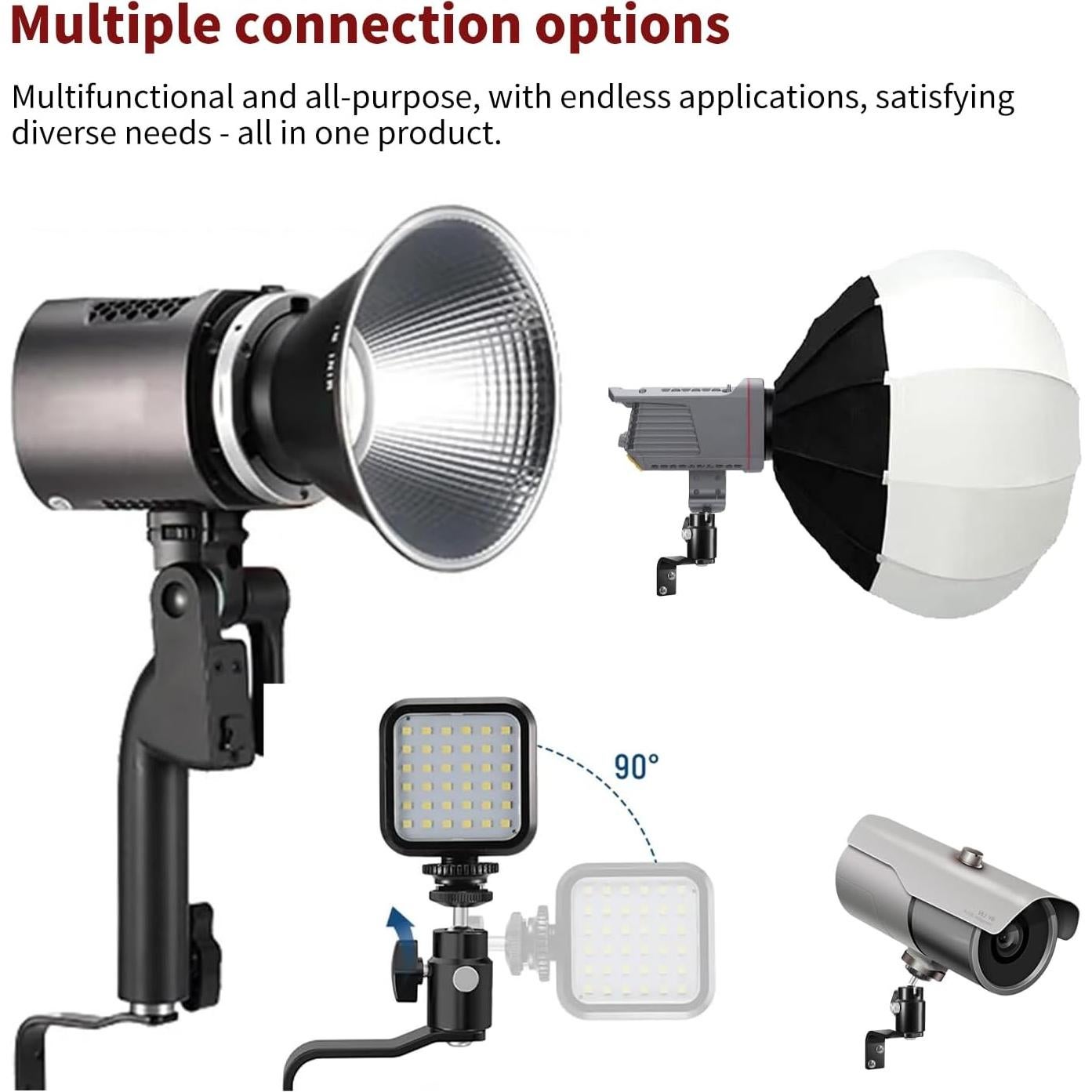 Soporte de Pared Ajustable RAYWOWO para Cámara y Altavoz