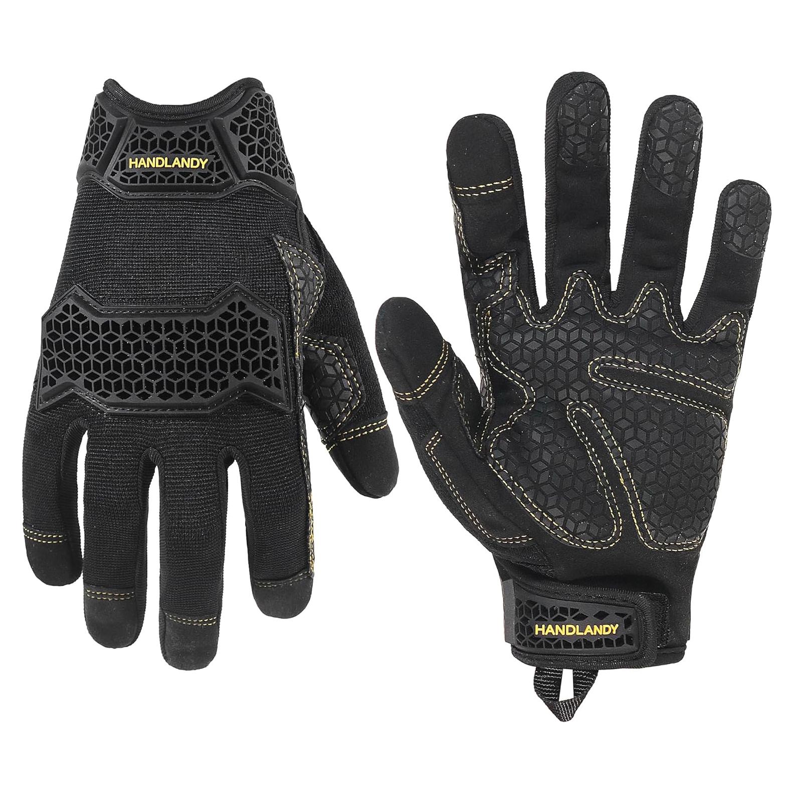 Guantes de Trabajo HANDLANDY Unisex Táctiles y Flexibles