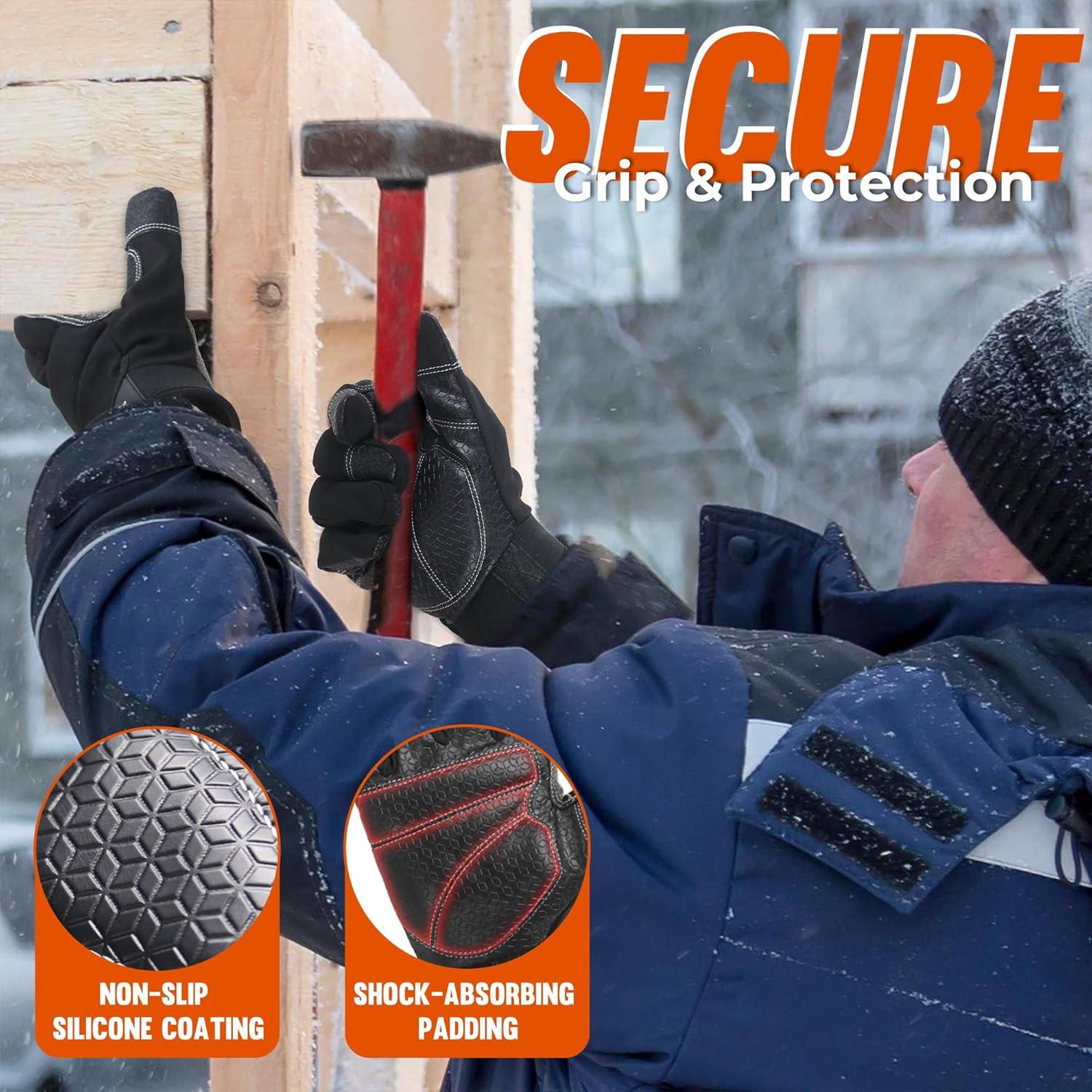 Guantes de Trabajo HANDLANDY Unisex Táctiles Flexibles