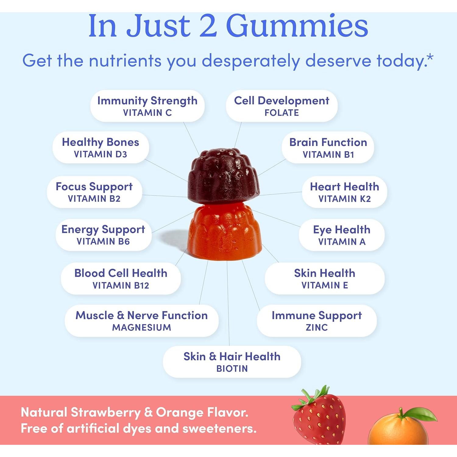 Multivitamínico para Mujeres Primer Día - Gomitas Veganas 30 Unidades