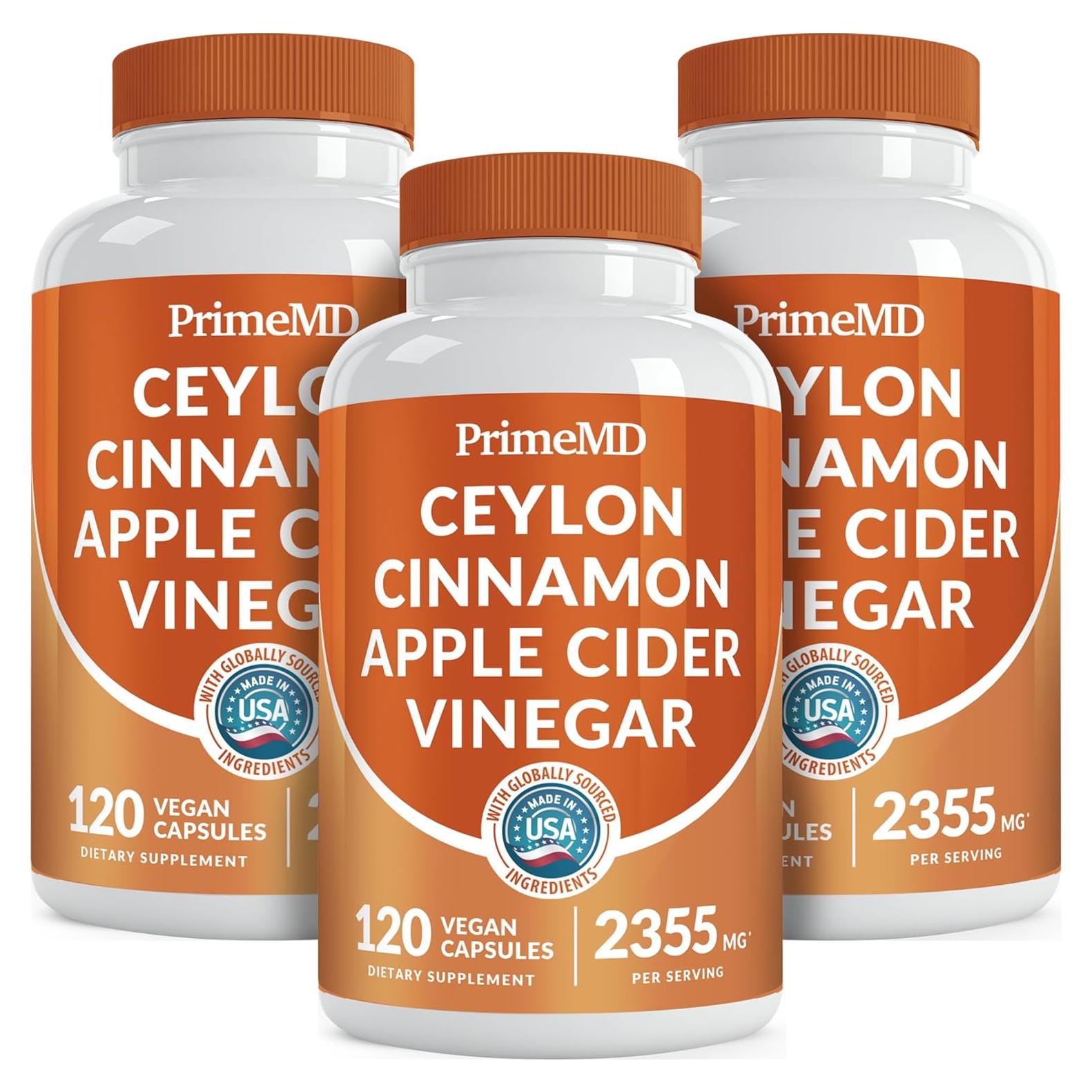 Cápsulas de Canela de Ceilán PrimeMD 2355mg - 120ct