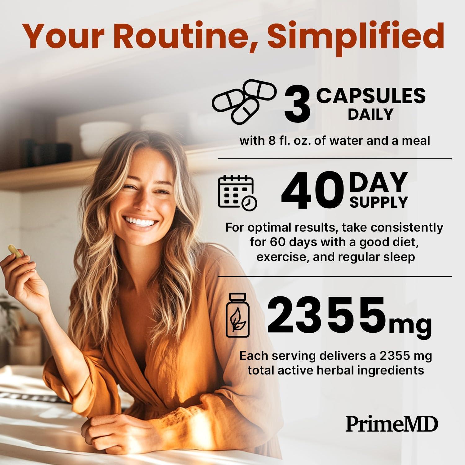 Cápsulas de Canela de Ceilán PrimeMD 2355mg - 120 unidades