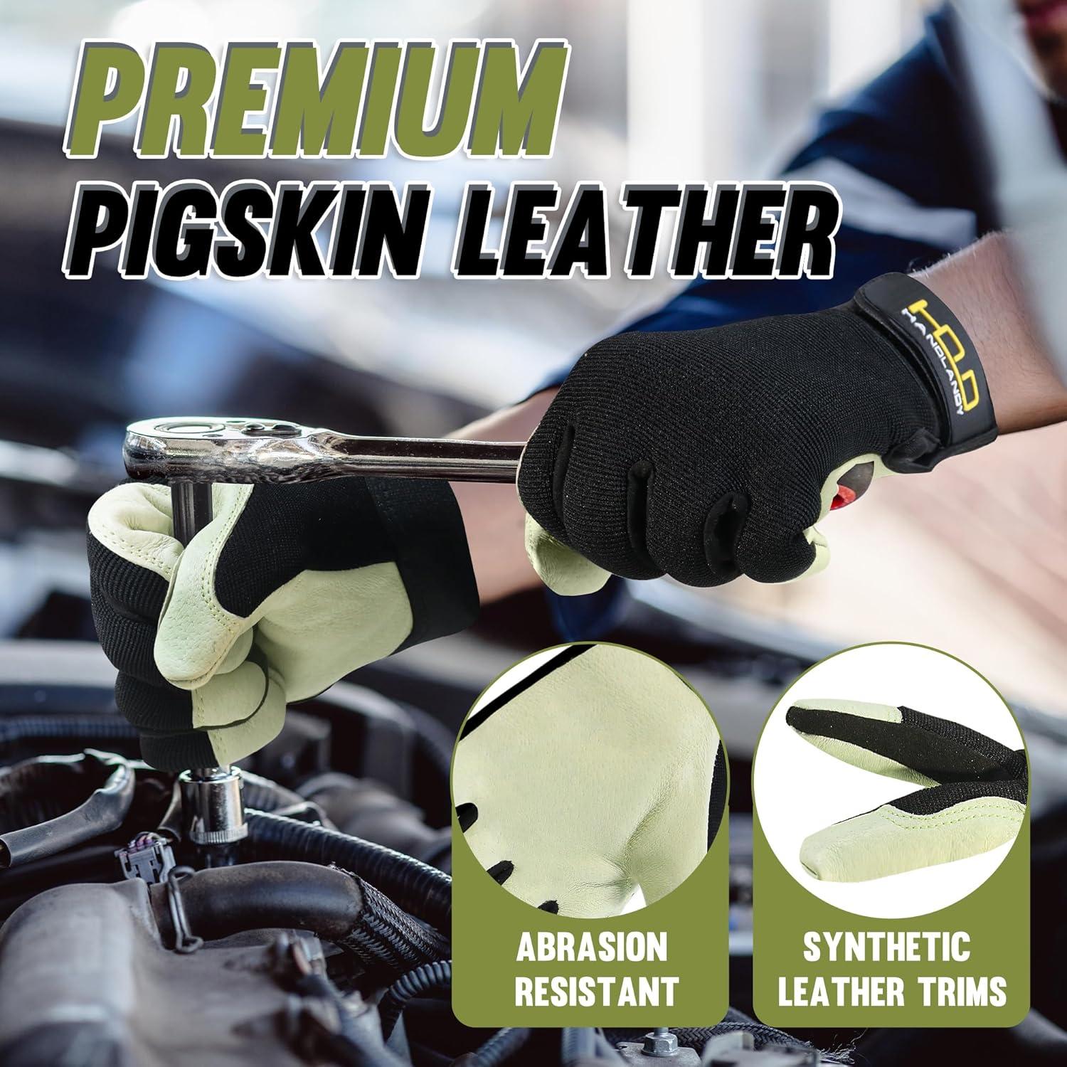 Guantes de Trabajo HANDLANDY Unisex Táctiles para Jardín