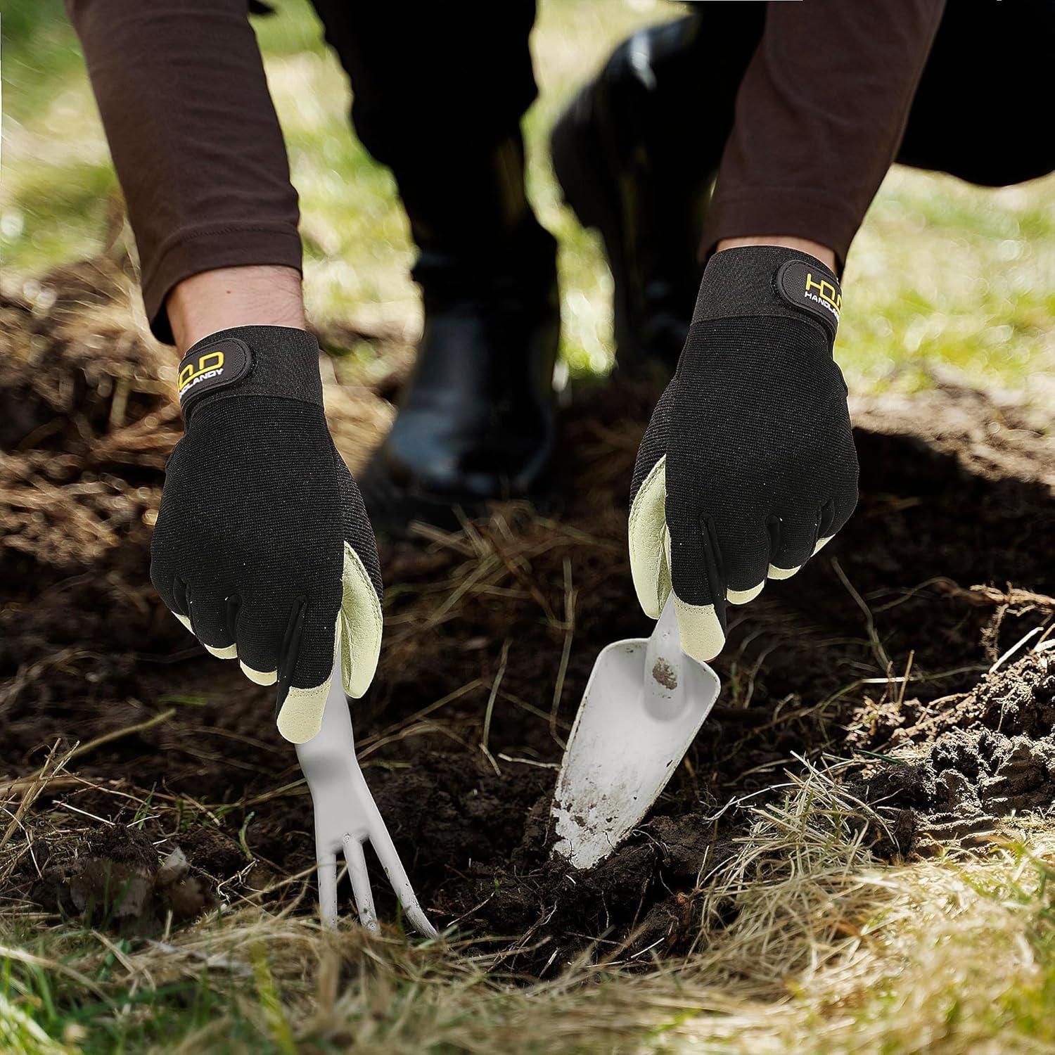 Guantes de Trabajo HANDLANDY Unisex Táctiles para Jardín