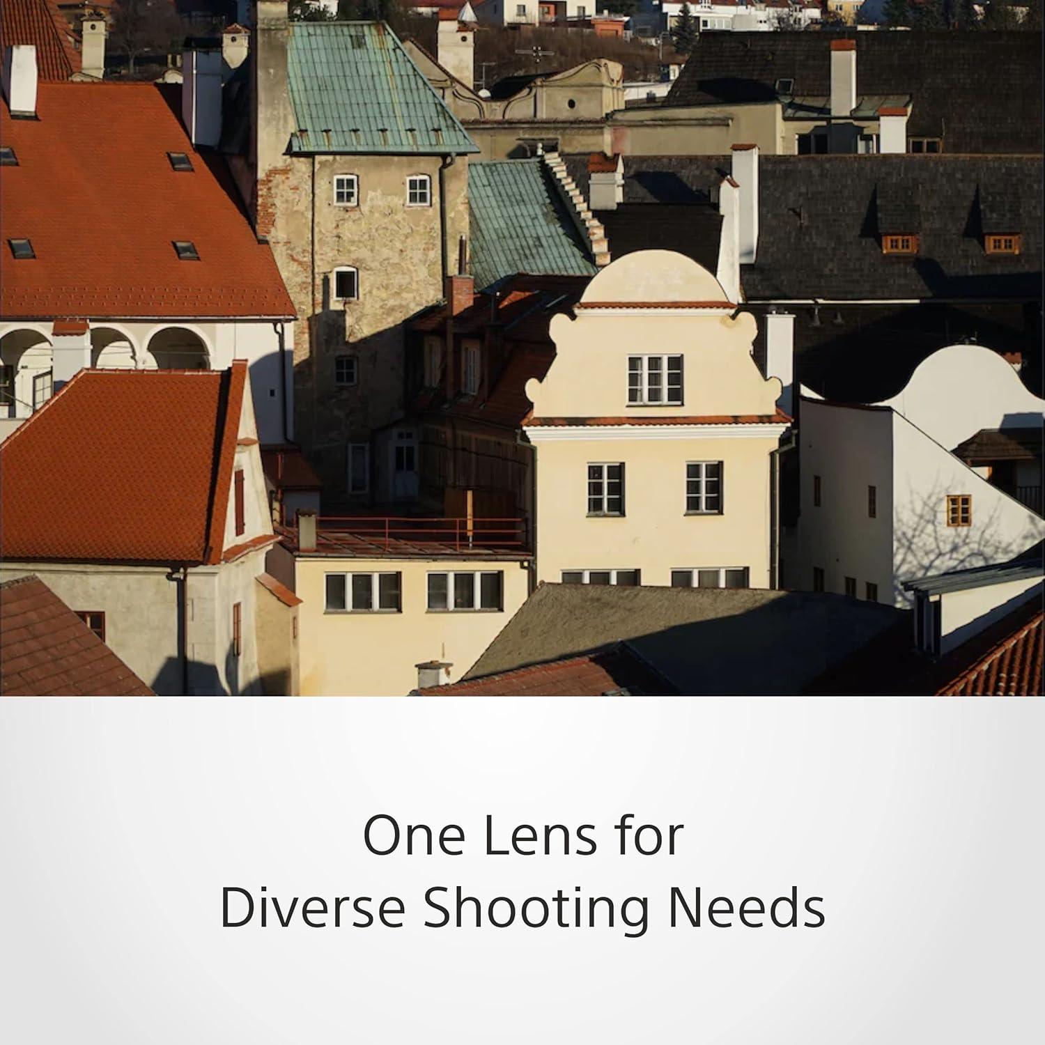 Lente Sony SELP18105G E PZ 18-105mm F4 G OSS Negro