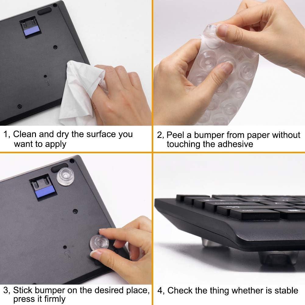 18 Protectores Transparentes de Silicona GINOYA para Muebles