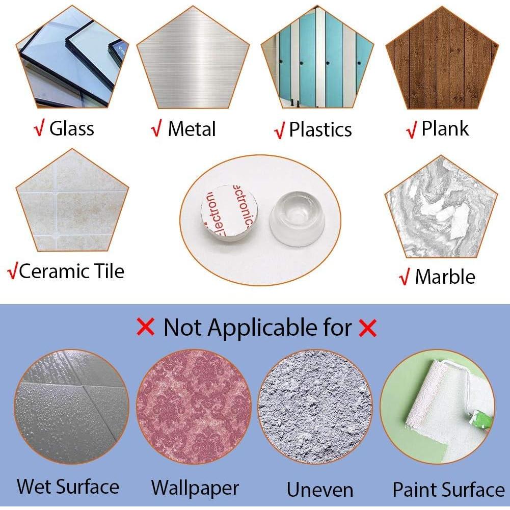 18 Protectores Transparentes de Silicona GINOYA para Muebles