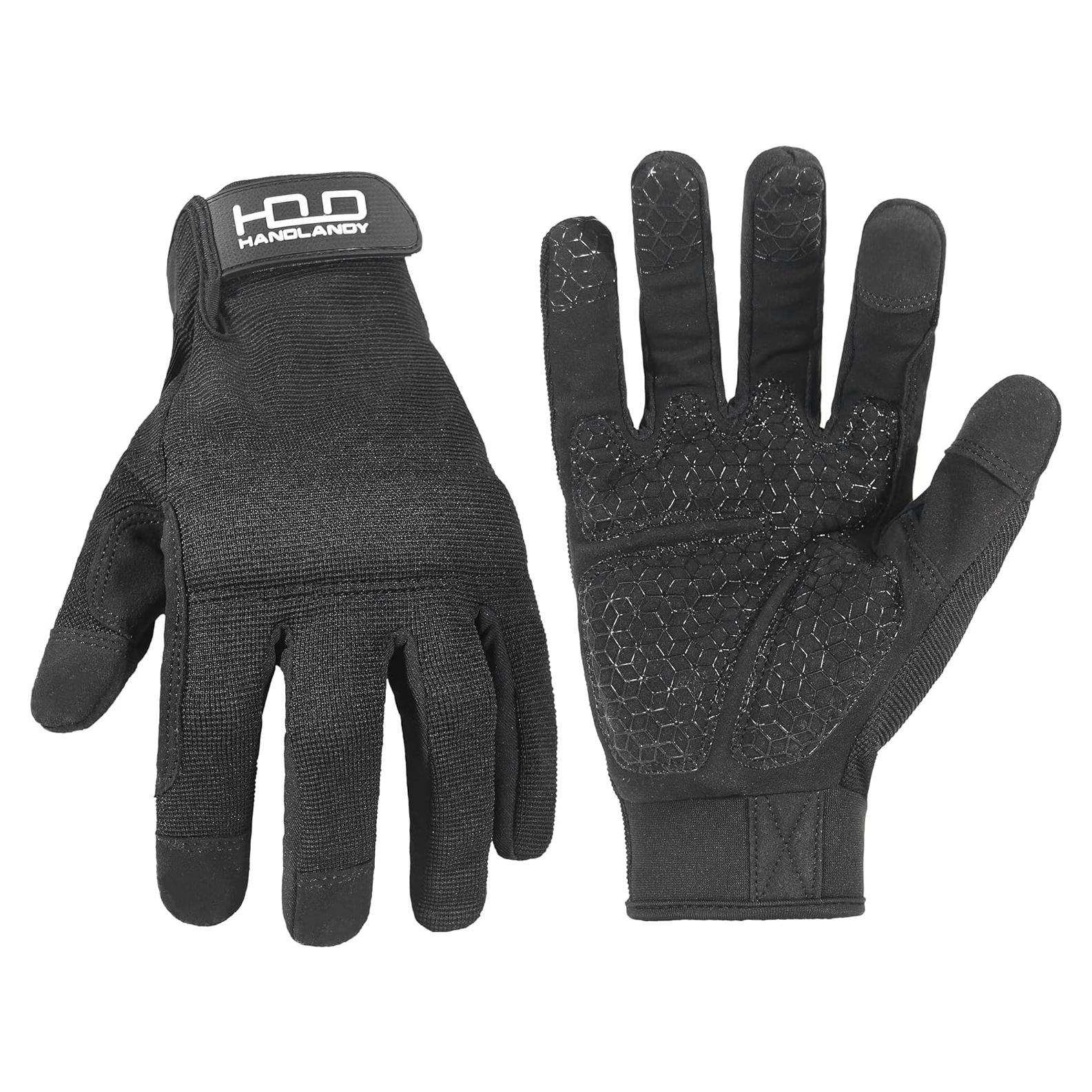 GUANTES DE TRABAJO HANDLANDY Unisex Táctiles Flexibles